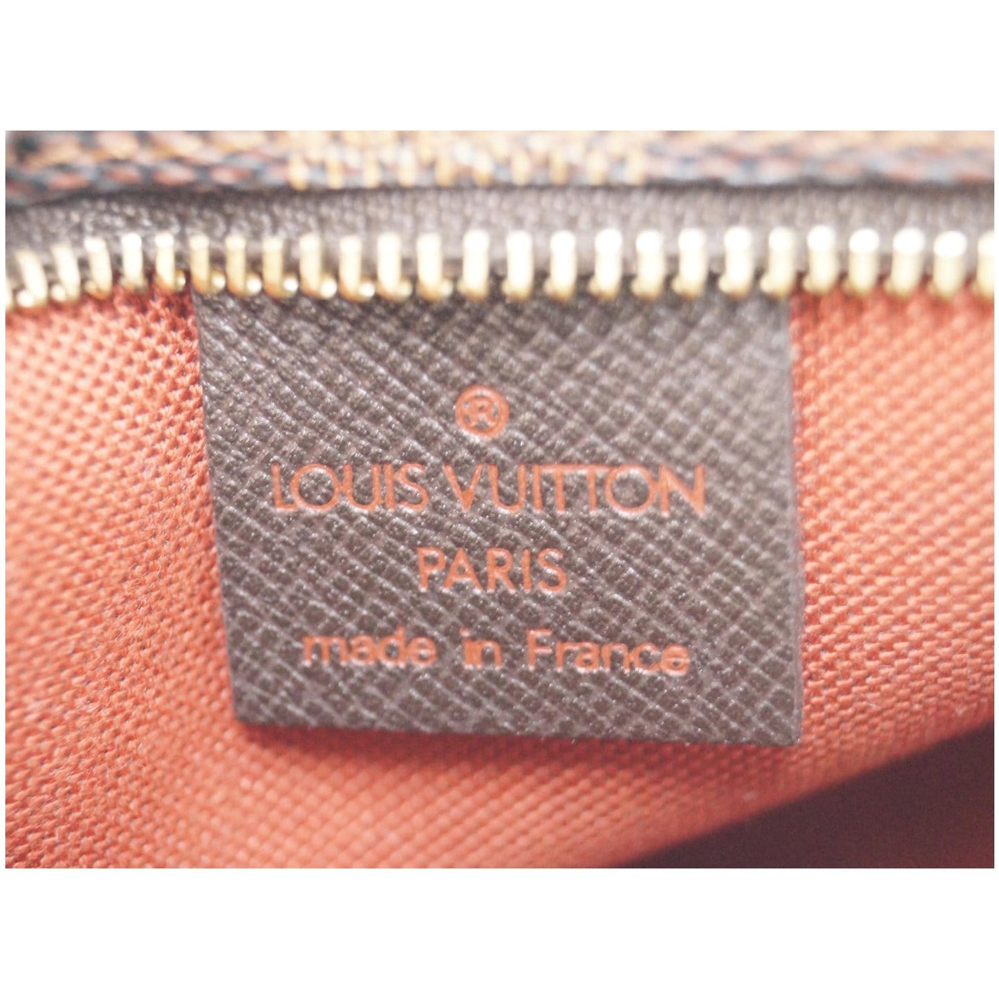 LOUIS VUITTON Truth Damier Ebene Makeup Pouch Bag Brown