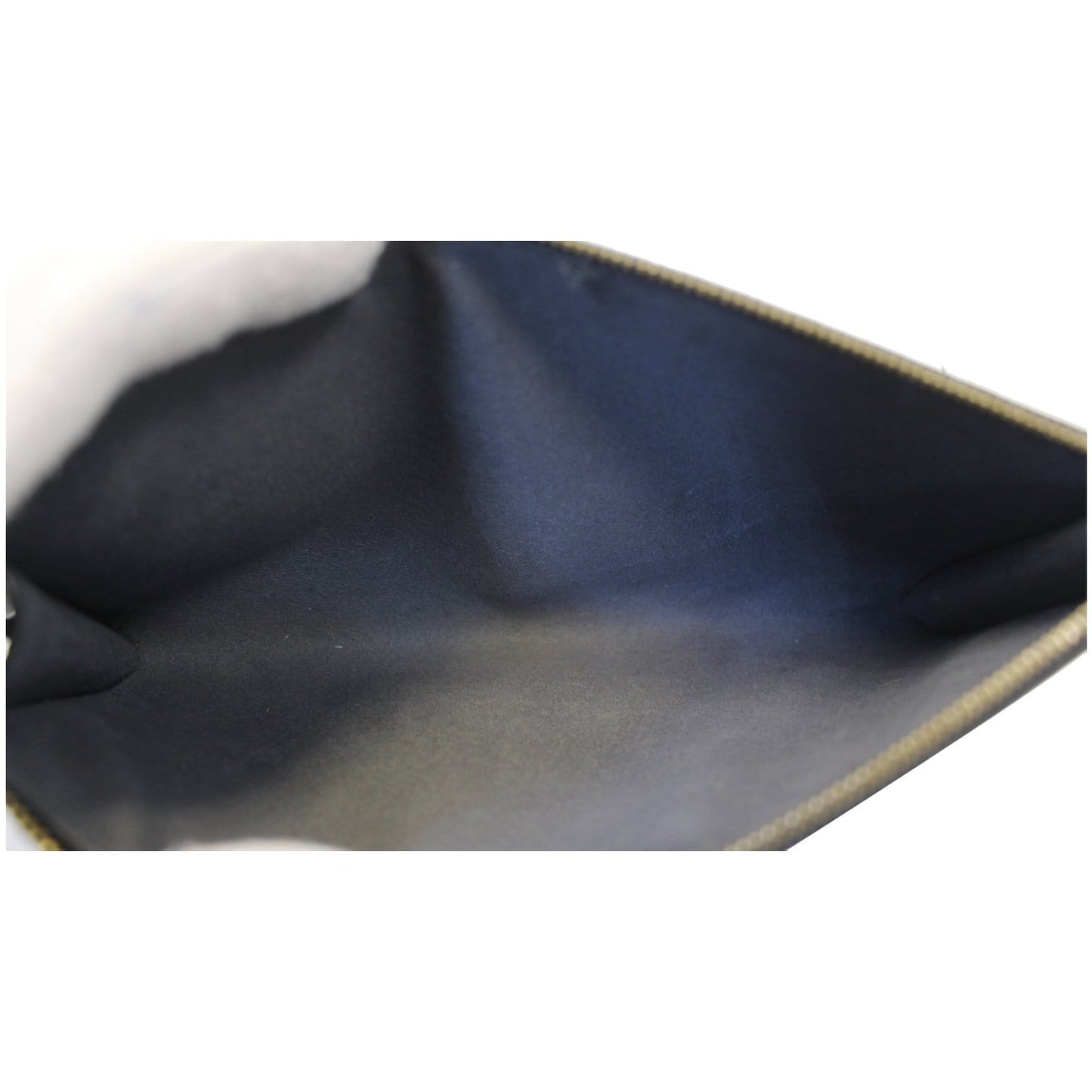 LOUIS VUITTON Pochette Accessoires Epi Leather Pouch Black