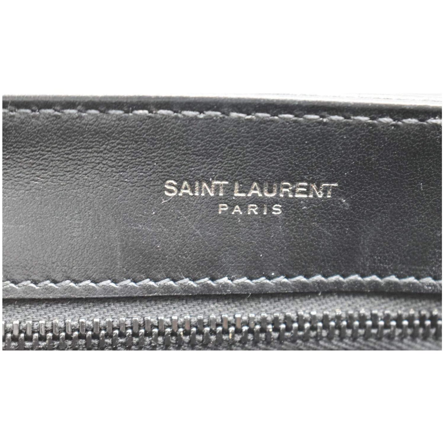 YVES SAINT LAURENT Loulou Toy Matelasse Leather Crossbody Bag Black
