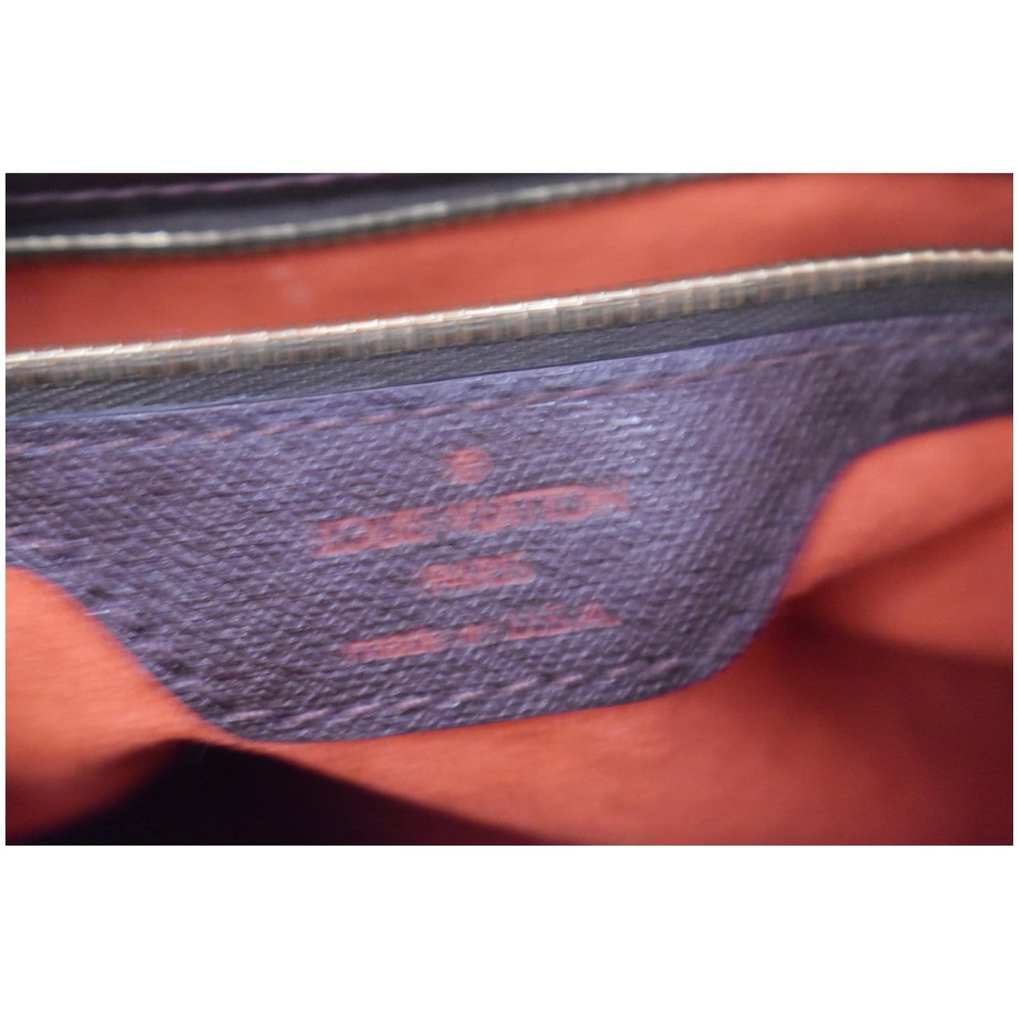 LOUIS VUITTON Marais Bucket Damier Ebene Shoulder Bag Brown