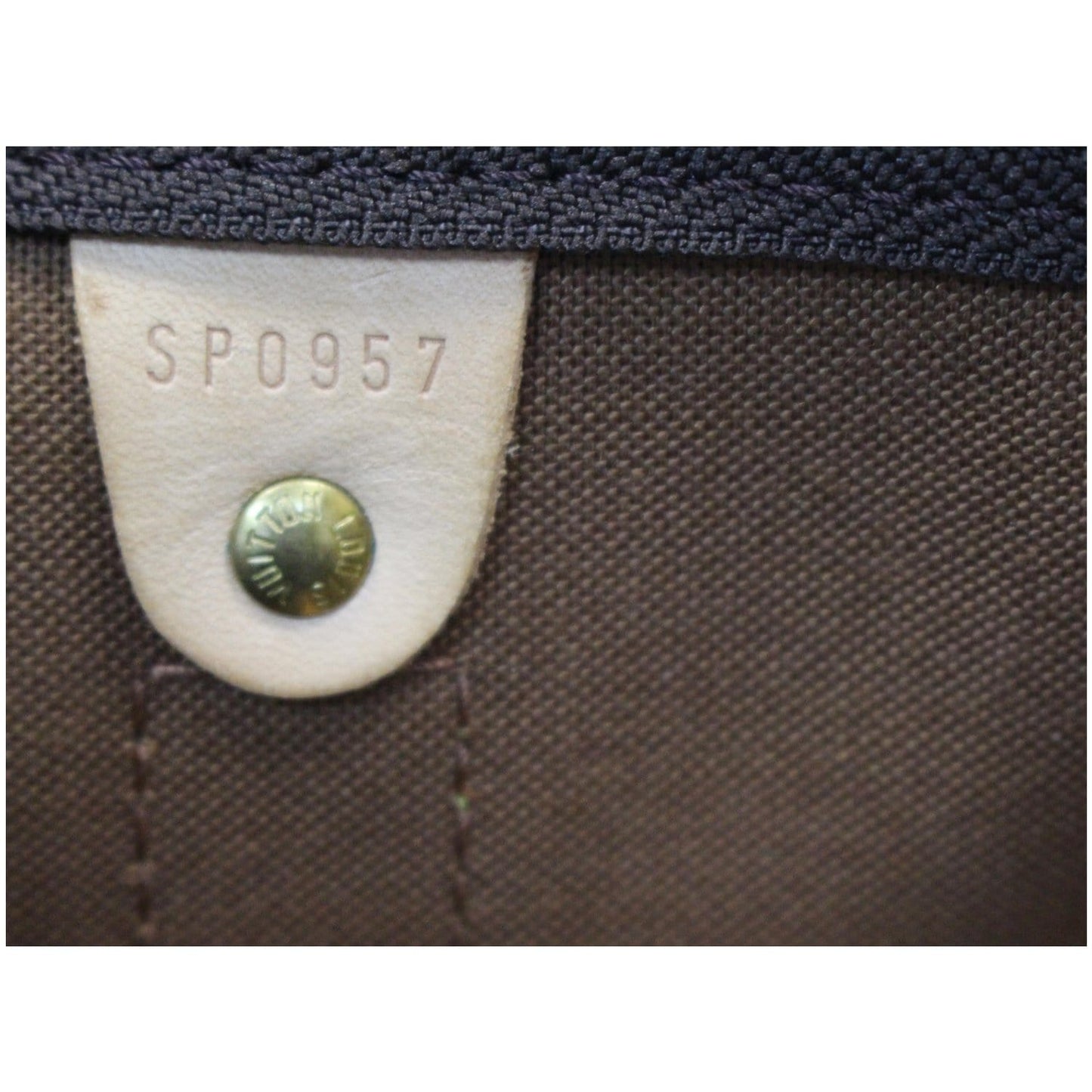 LOUIS VUITTON Keepall 55 Monogram Canvas Travel Bag Brown