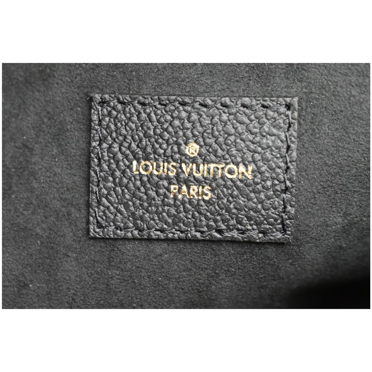 LOUIS VUITTON Multi Pochette Accessories Empreinte Clutch Bag Black