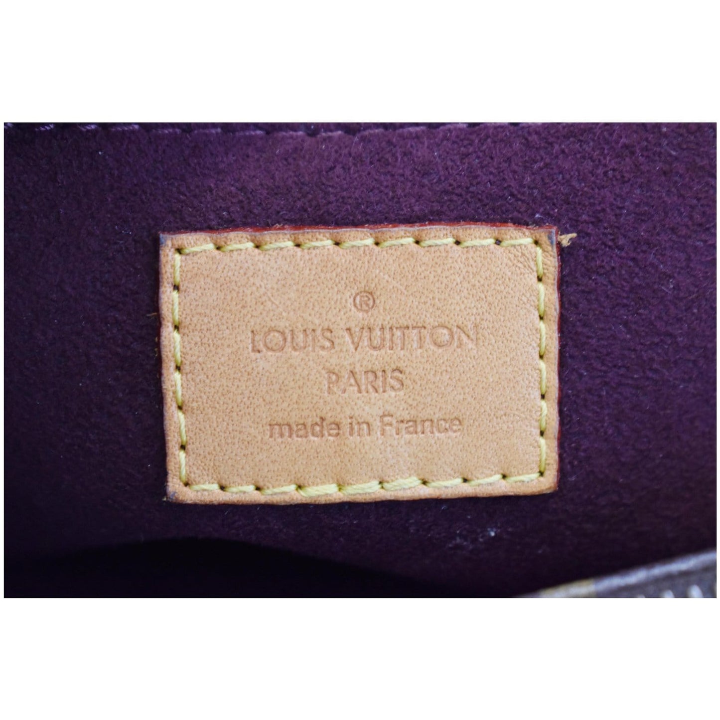 LOUIS VUITTON Montaigne GM Monogram Canvas Shoulder Bag Brown