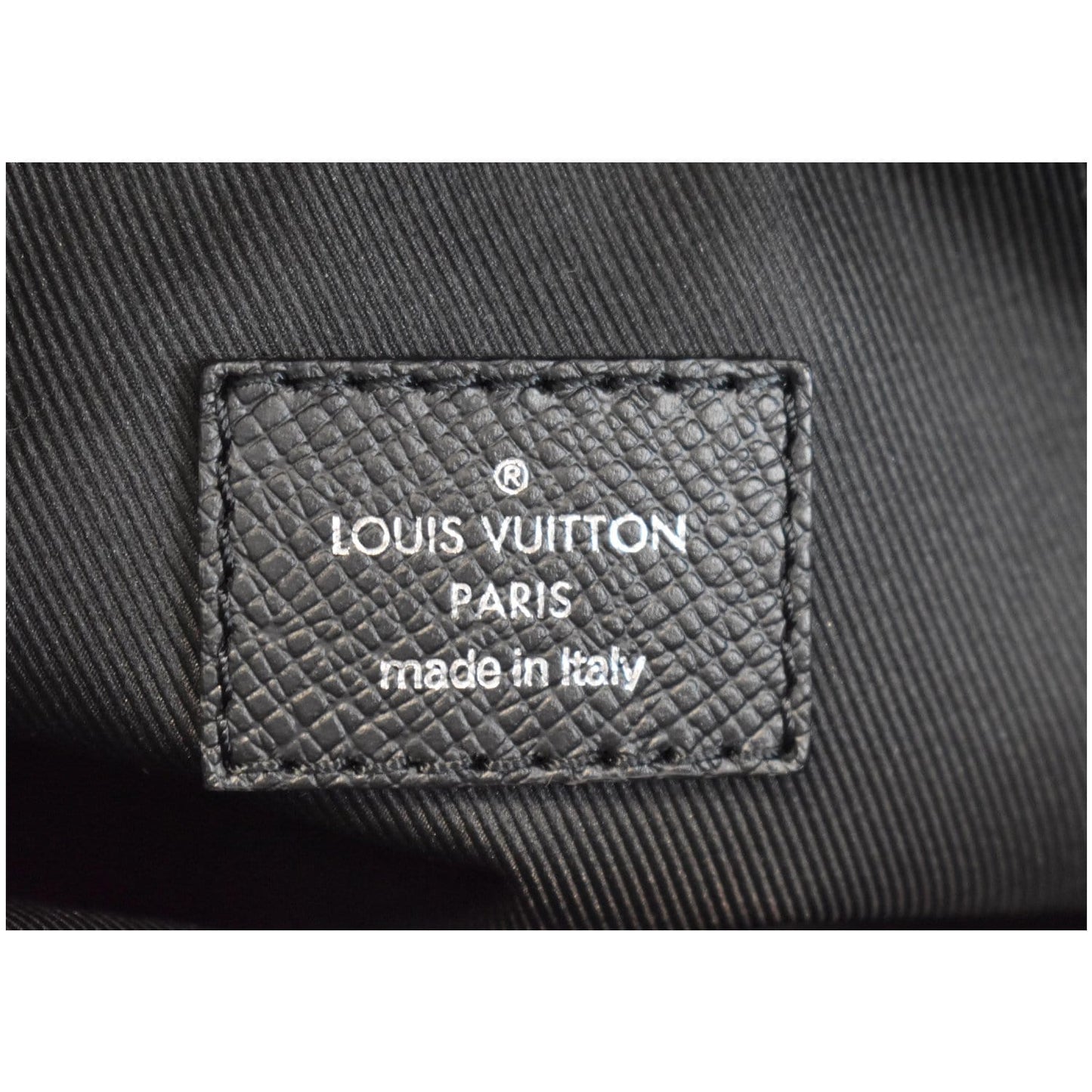 LOUIS VUITTON Outdoor Messenger Eclipse Canvas Crossbody Bag Black