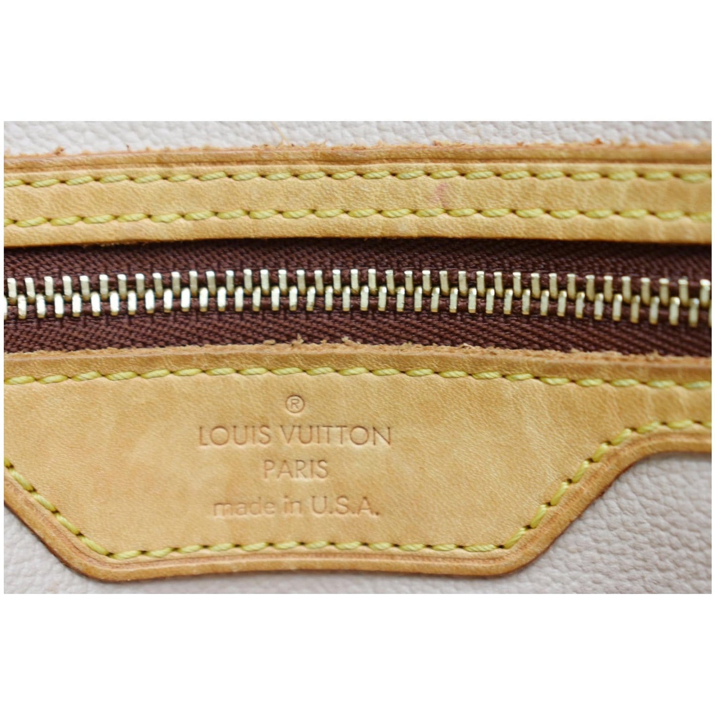LOUIS VUITTON Marais Bucket Monogram Canvas Shoulder Bag Brown