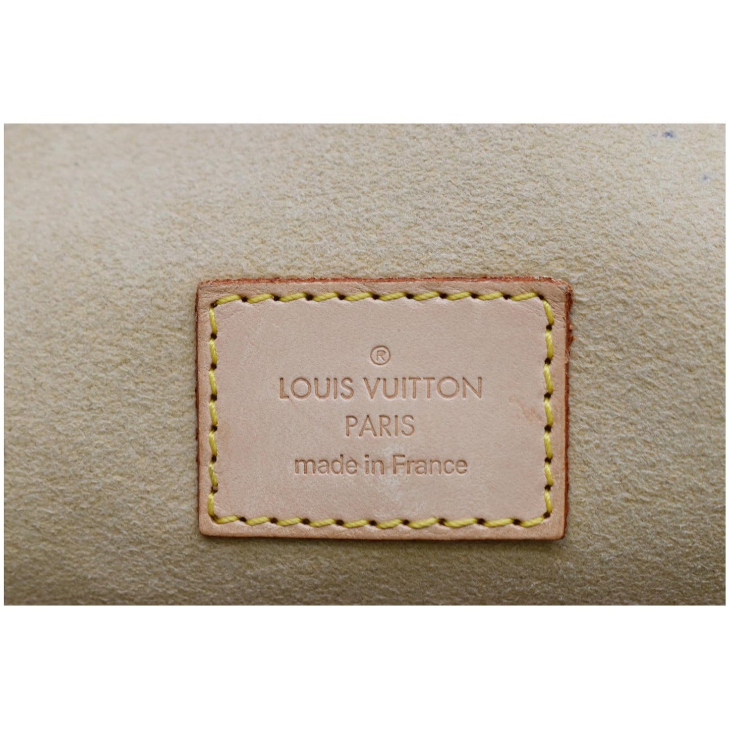 LOUIS VUITTON Manhattan GM Monogram Canvas Satchel Bag Brown