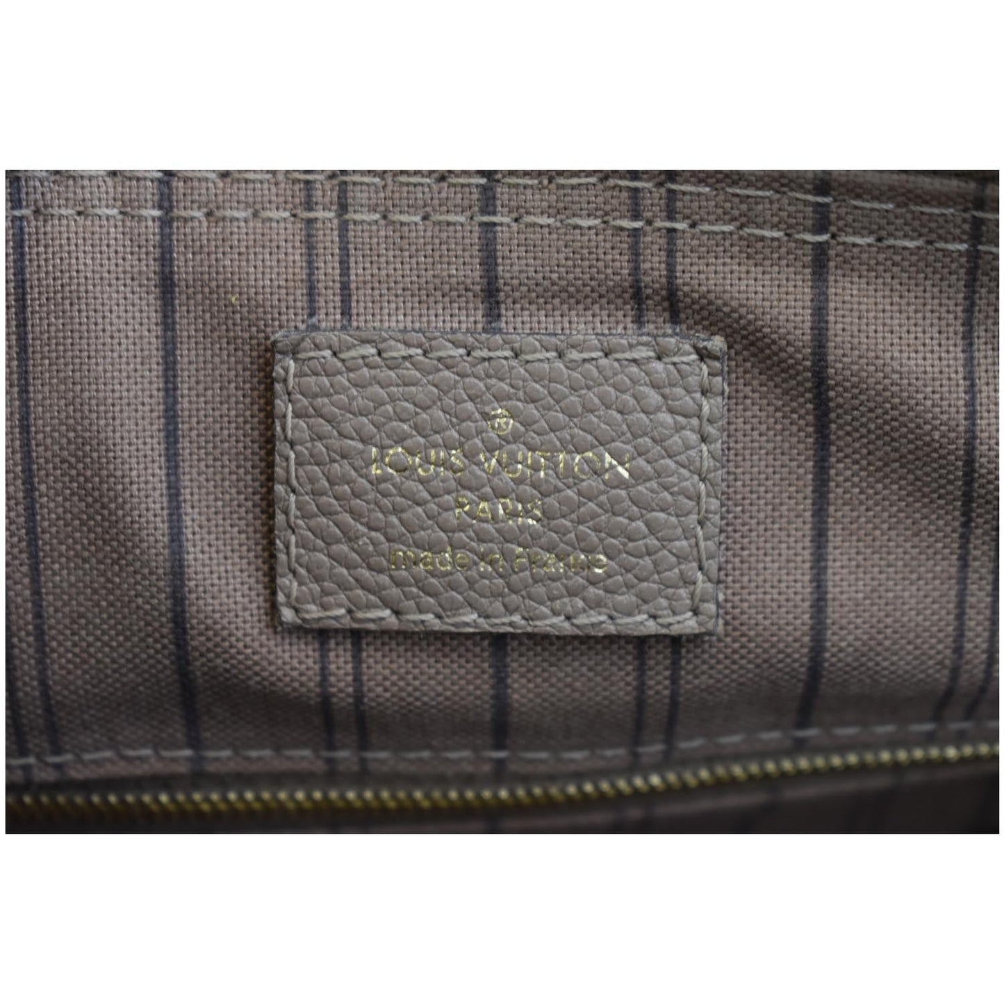 LOUIS VUITTON Speedy 25 Bandouliere Monogram Empreinte Leather Crossbody Bag Tourterelle