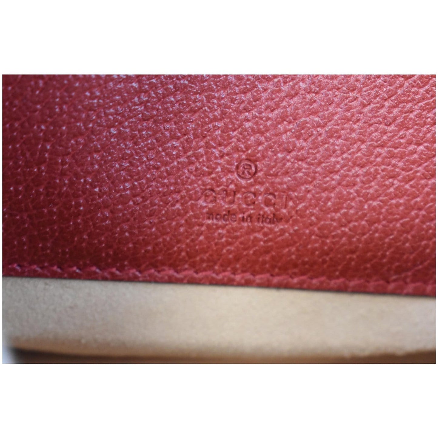 GUCCI Ophidia GG Flora Mini Supreme Backpack Bag Red 598661