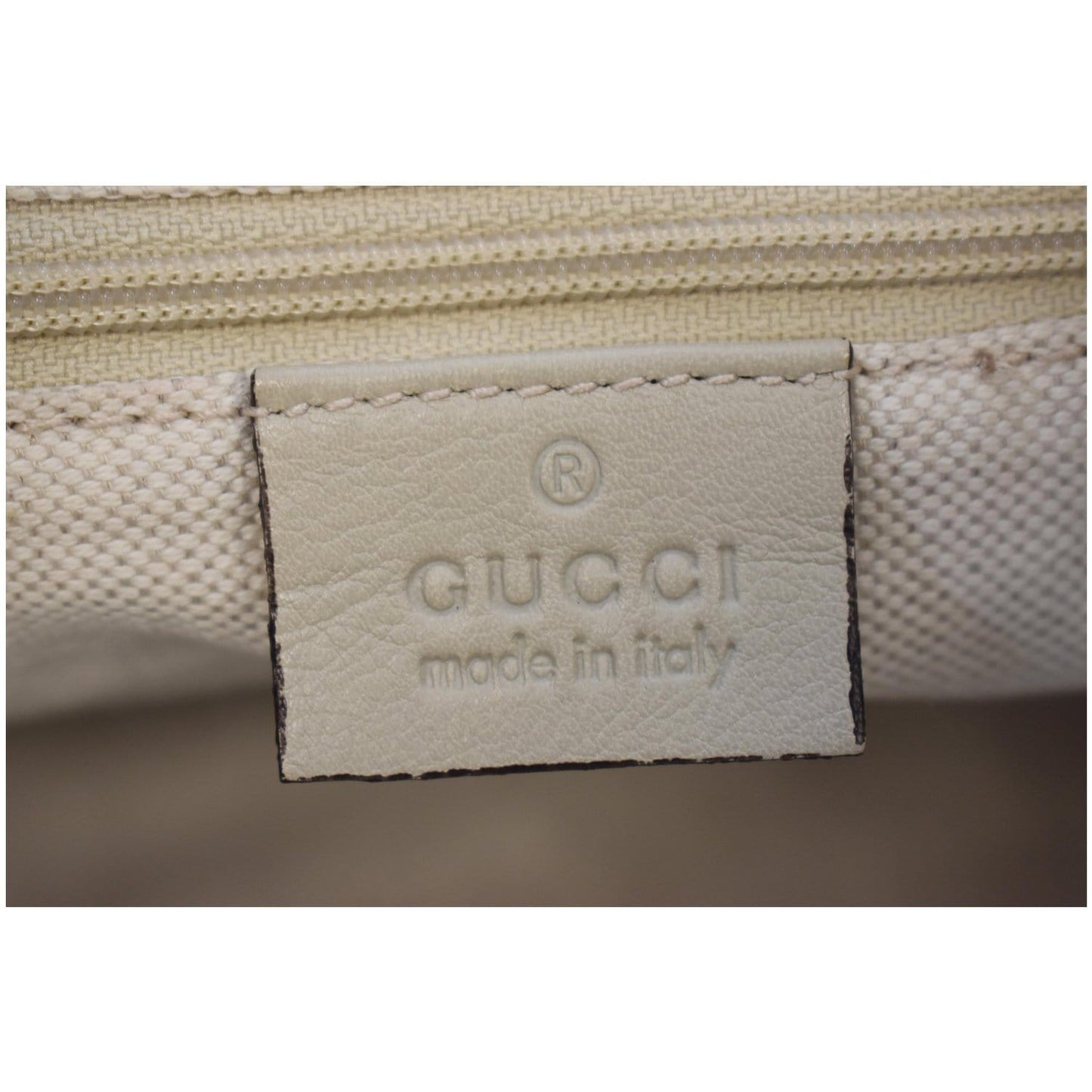 GUCCI Medium Sukey GG Canvas Hobo Bag Beige 232955