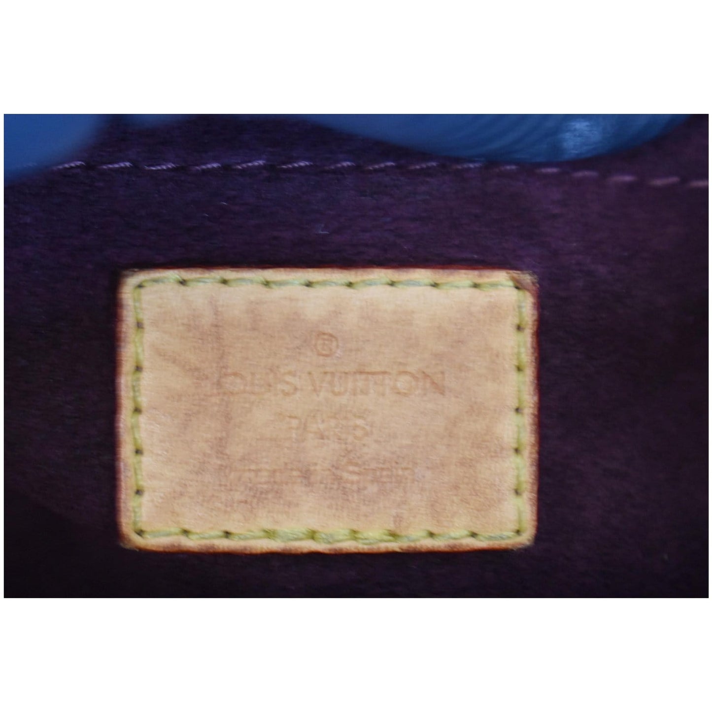 LOUIS VUITTON Montaigne MM Monogram Canvas Shoulder Bag Brown