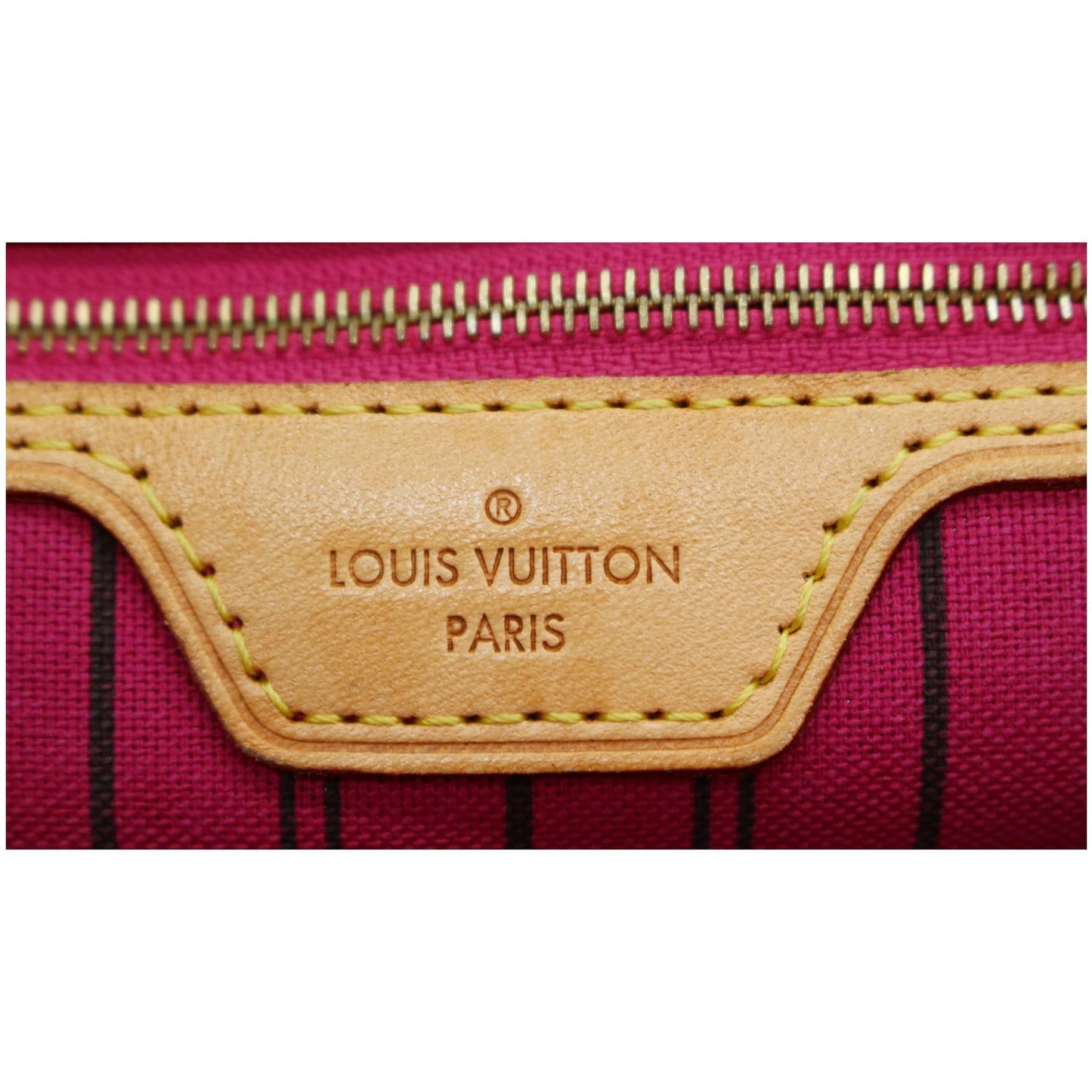 LOUIS VUITTON Neverfull MM Monogram Canvas Tote Bag Brown