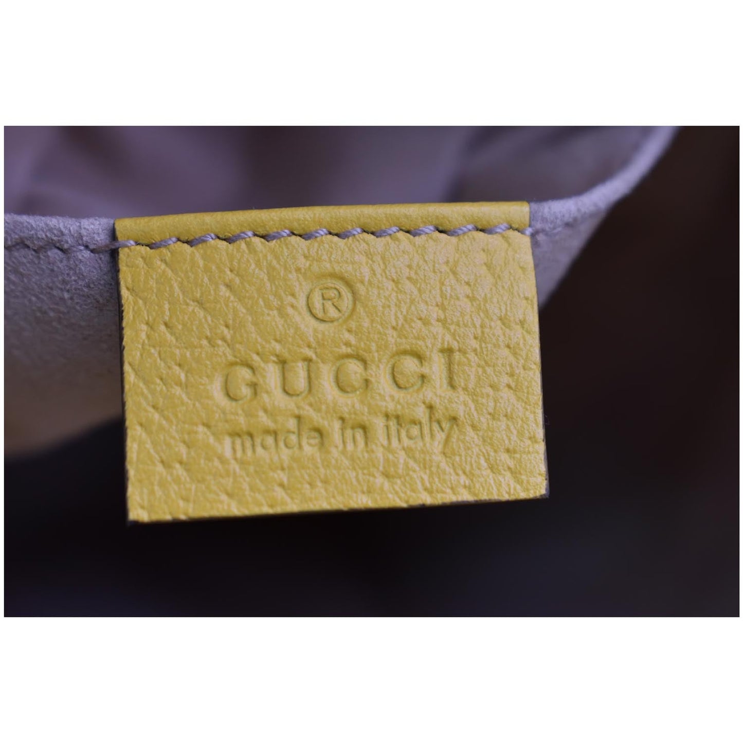 GUCCI Ophidia Flora Small GG Canvas Bucket Bag Yellow 550621