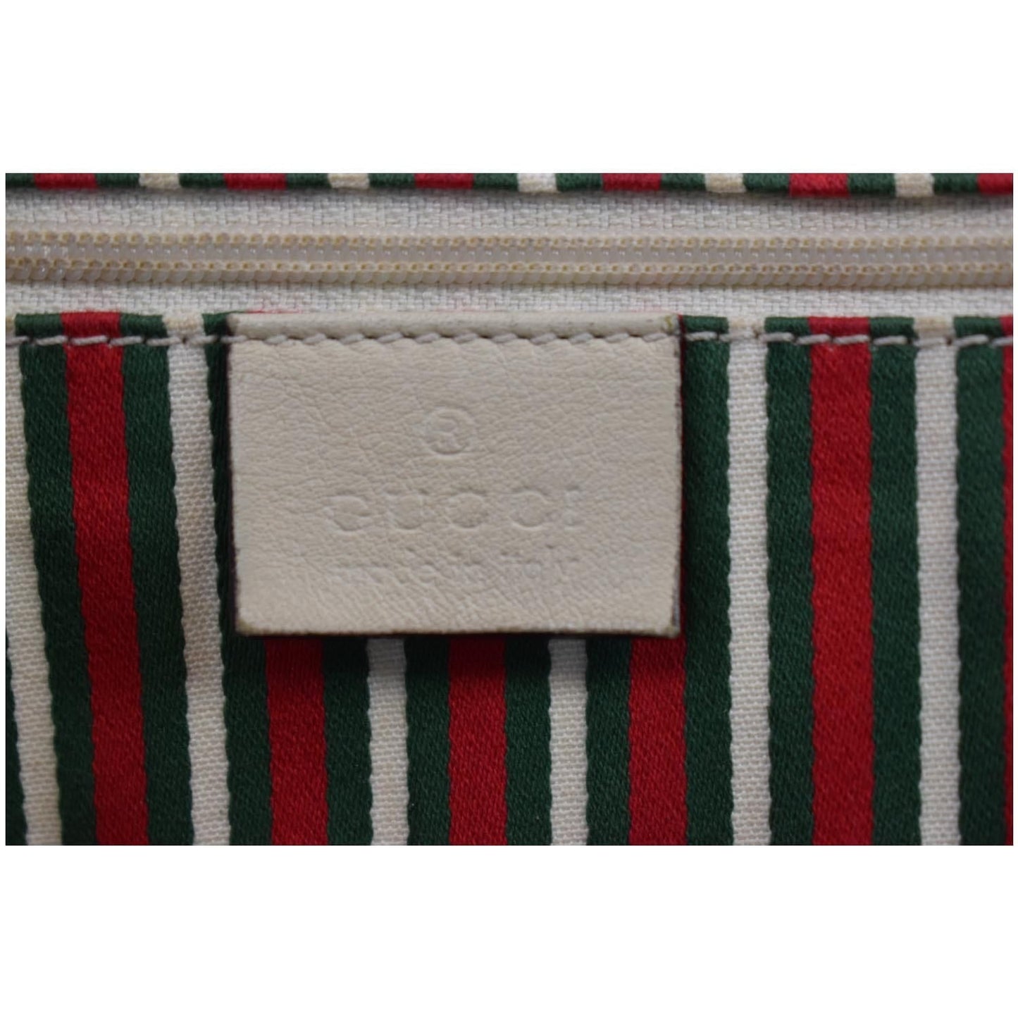 GUCCI Large Britt GG Canvas Tote Bag Beige 169945