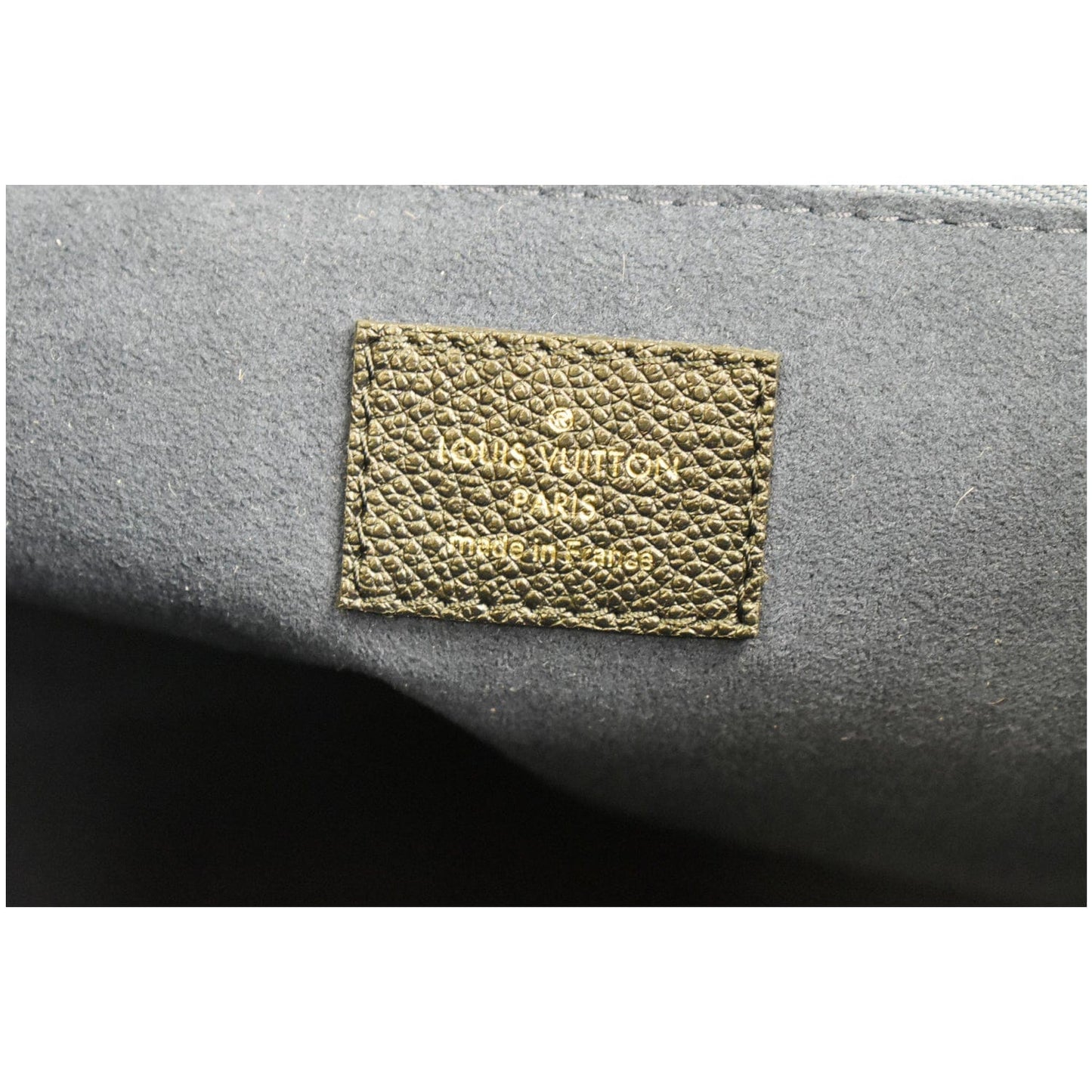 LOUIS VUITTON Neverfull MM Monogram Empreinte Tote Bag Black