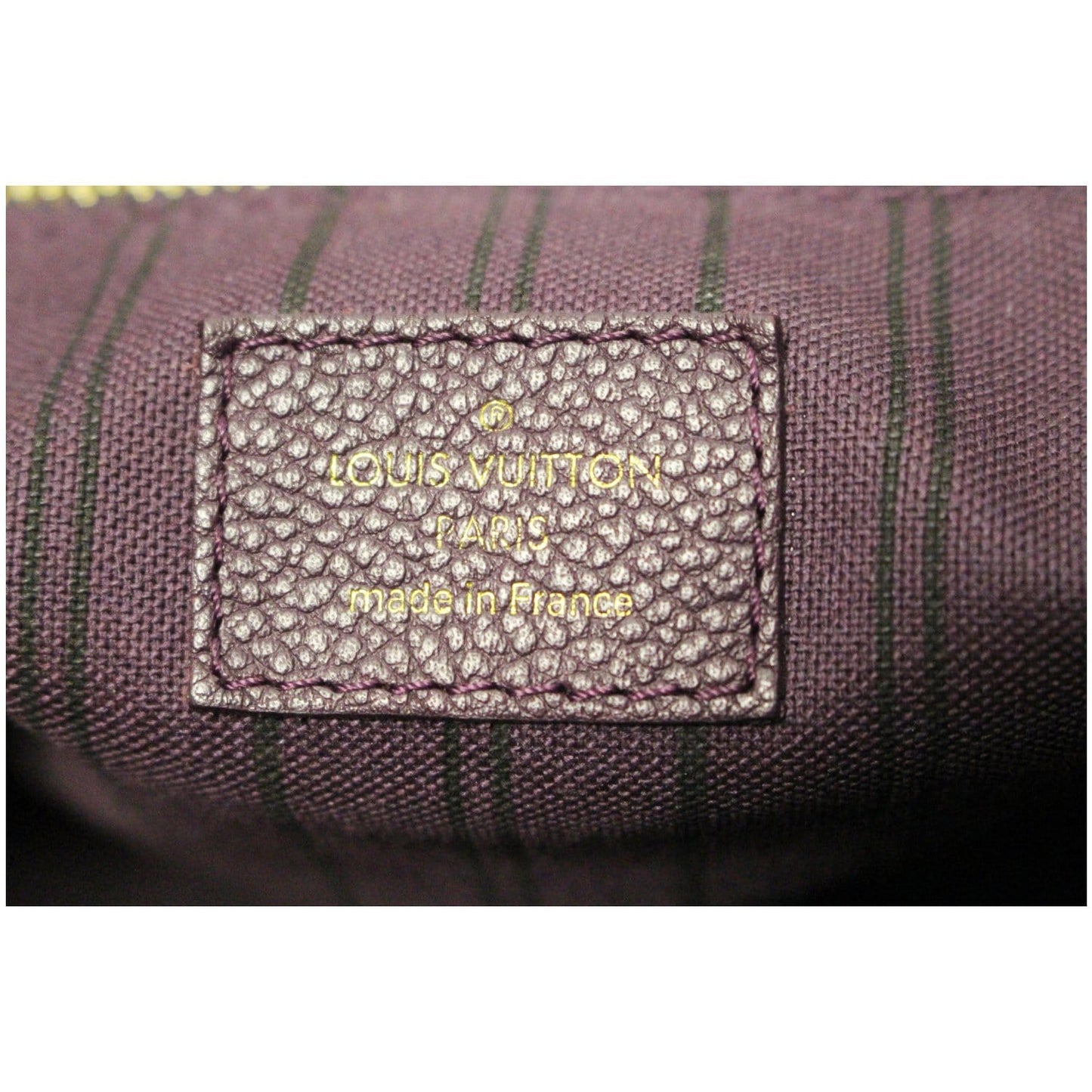 LOUIS VUITTON Citadine PM Monogram Empreinte Leather Shoulder Bag Plum