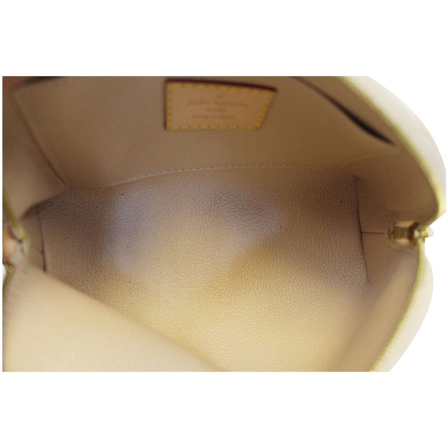 LOUIS VUITTON Damier Azur Cosmetic Pouch White