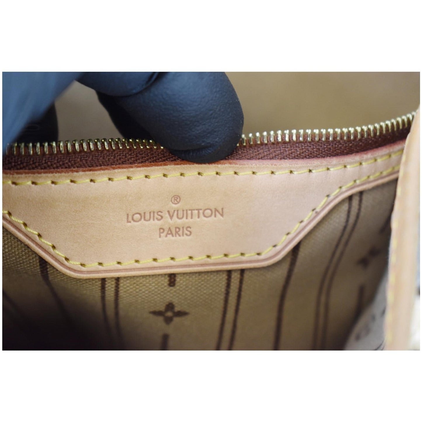 LOUIS VUITTON Delightful GM Monogram Canvas Shoulder Bag Brown