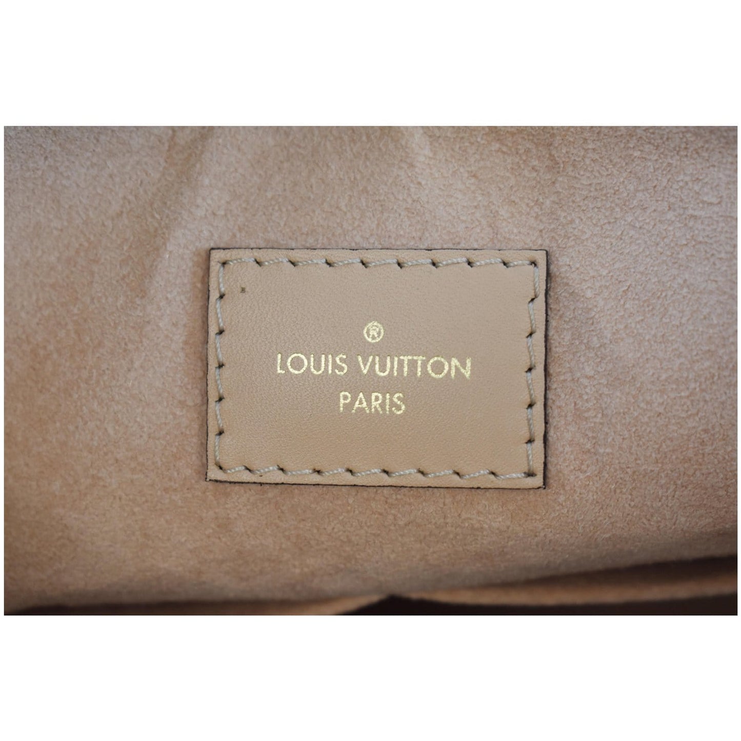 LOUIS VUITTON V MM Monogram Empreinte Tote Shoulder Bag Rose