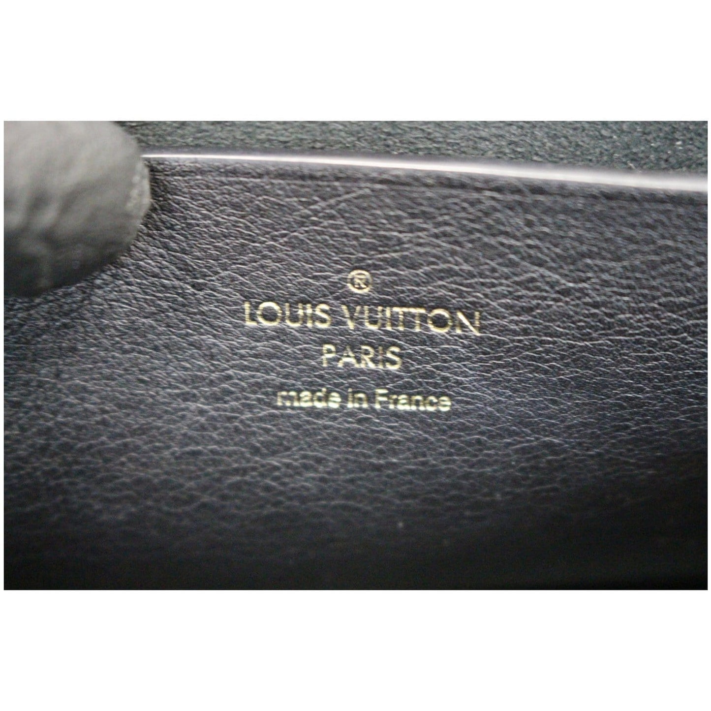 LOUIS VUITTON Love Note Calfskin Leather Shoulder Bag Black
