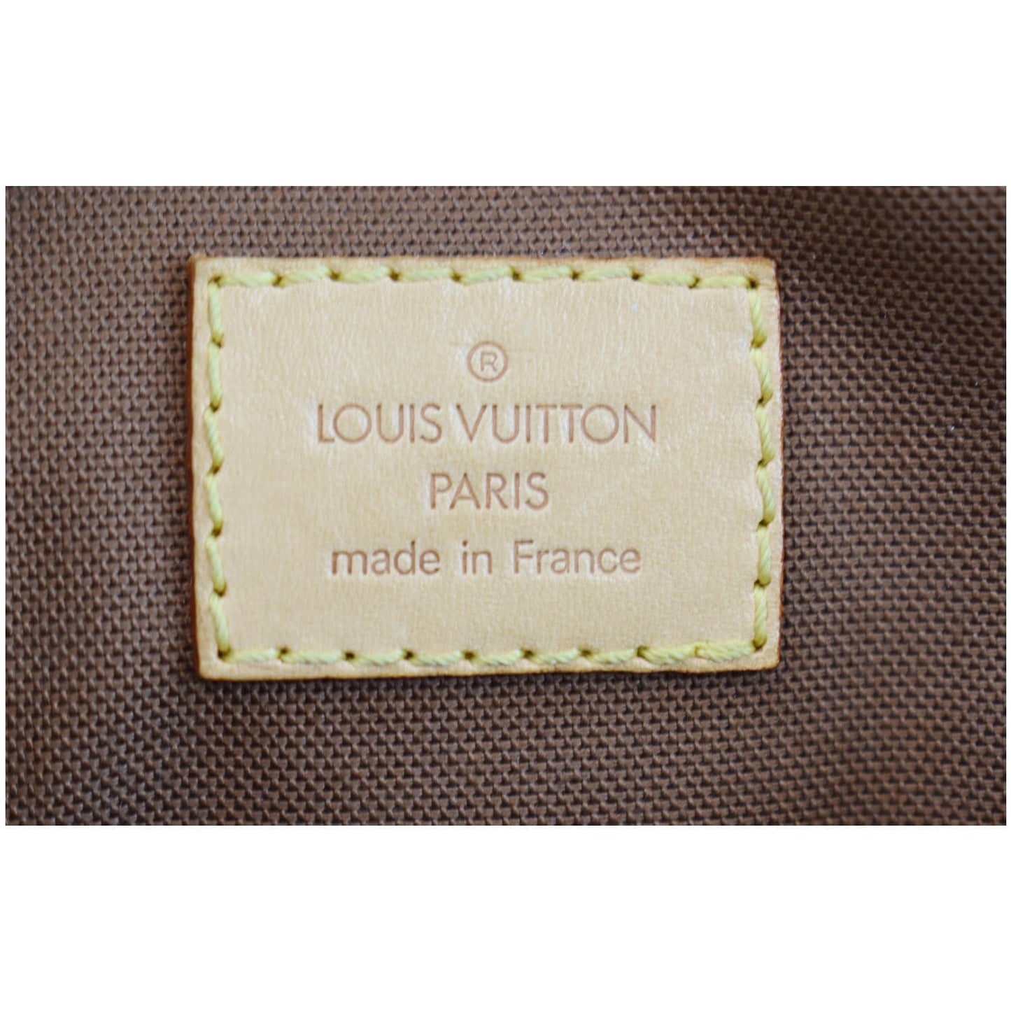 LOUIS VUITTON Batignolles Vertical Monogram Canvas Tote Bag Brown