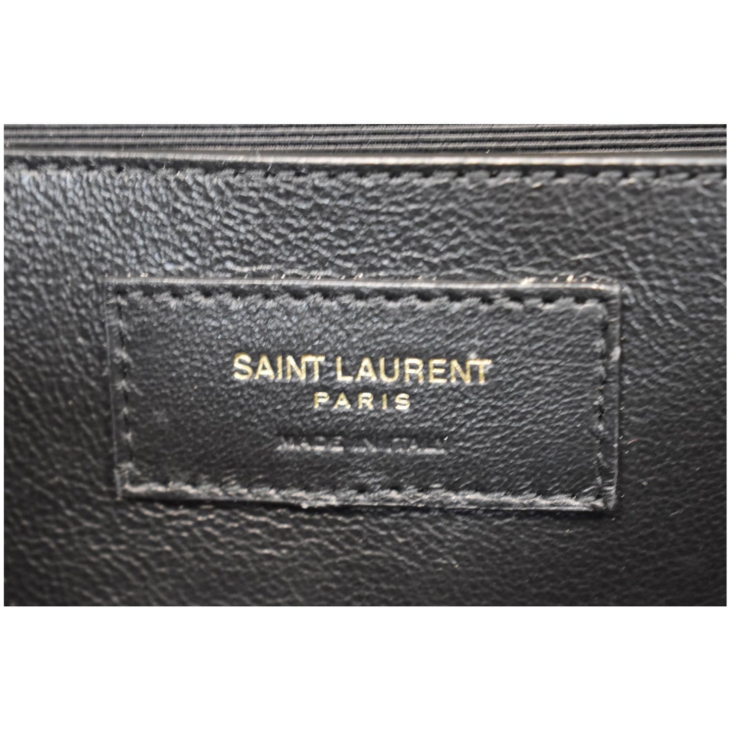 YVES SAINT LAURENT Medium Envelope Matelasse Suede Crossbody Bag Beige