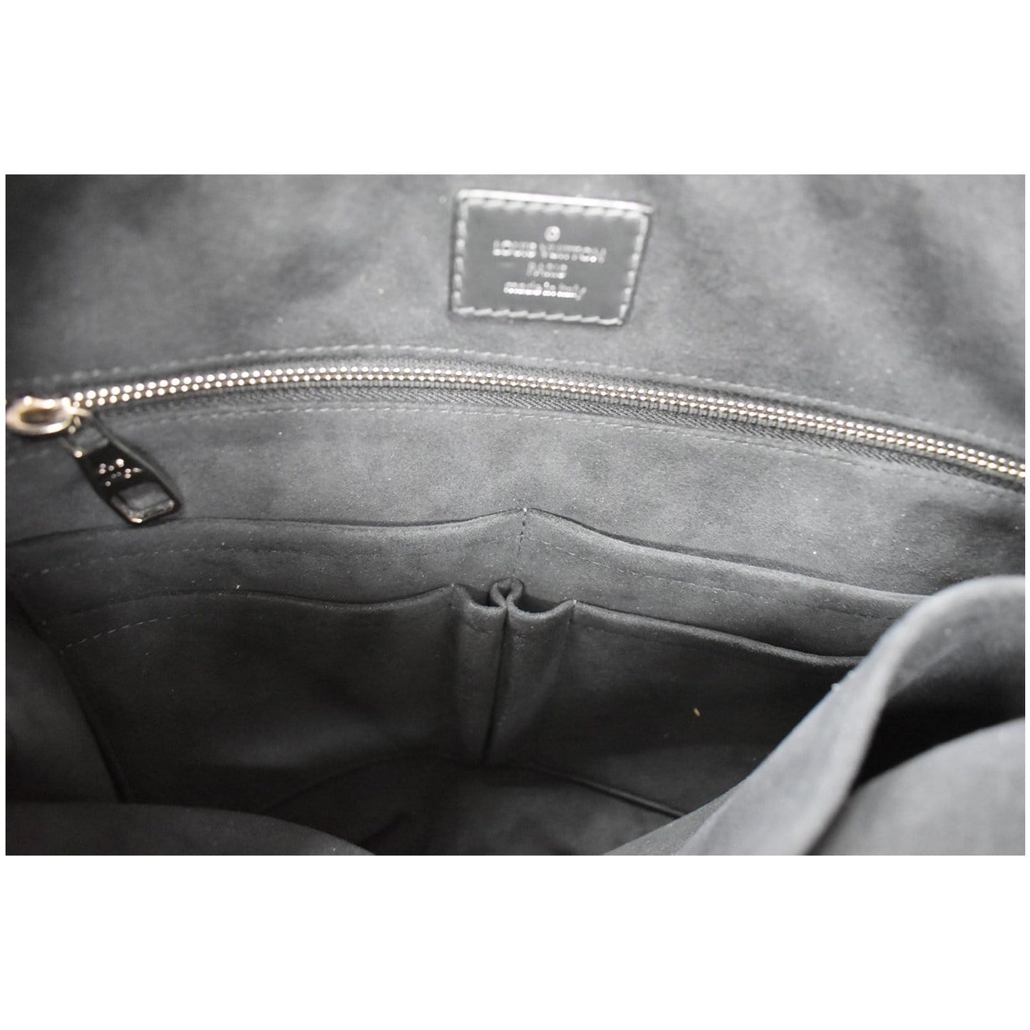 LOUIS VUITTON Greenwich Damier Cobalt Tote Bag Black