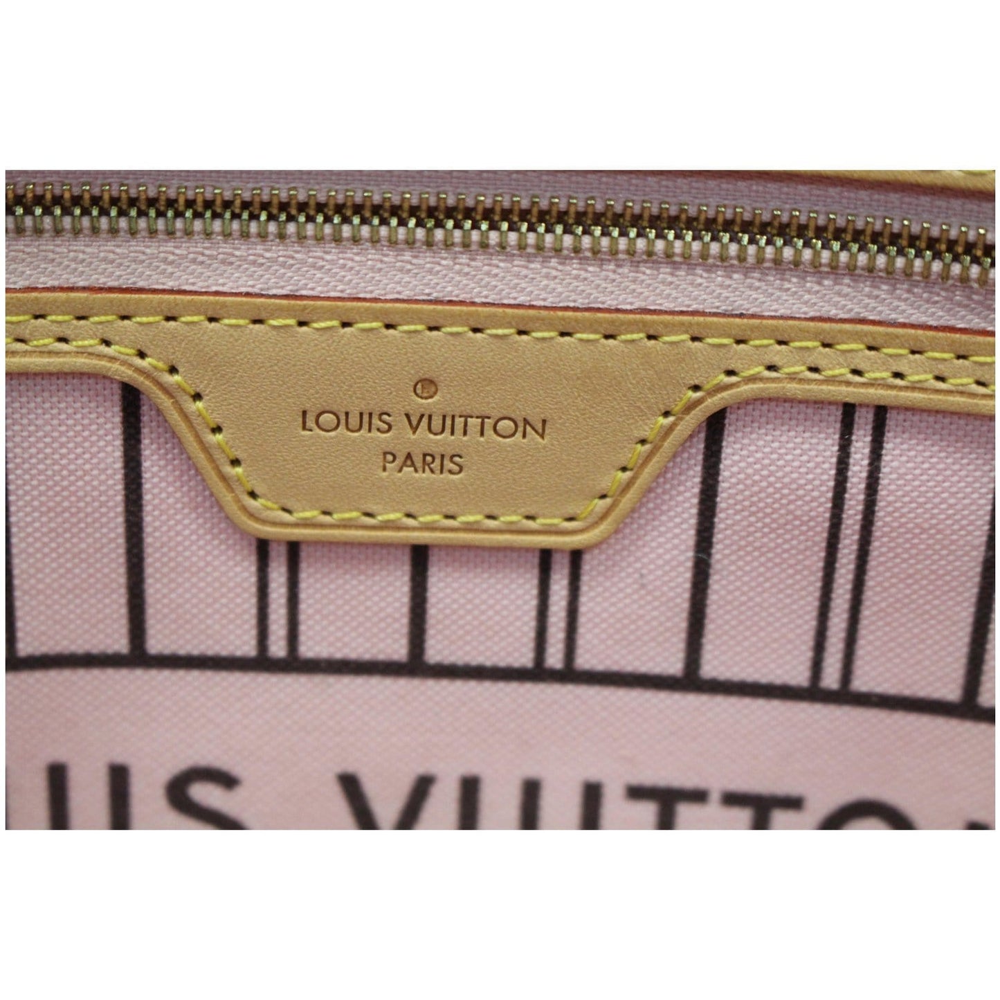 LOUIS VUITTON Neverfull MM Monogram Canvas Tote Bag Brown
