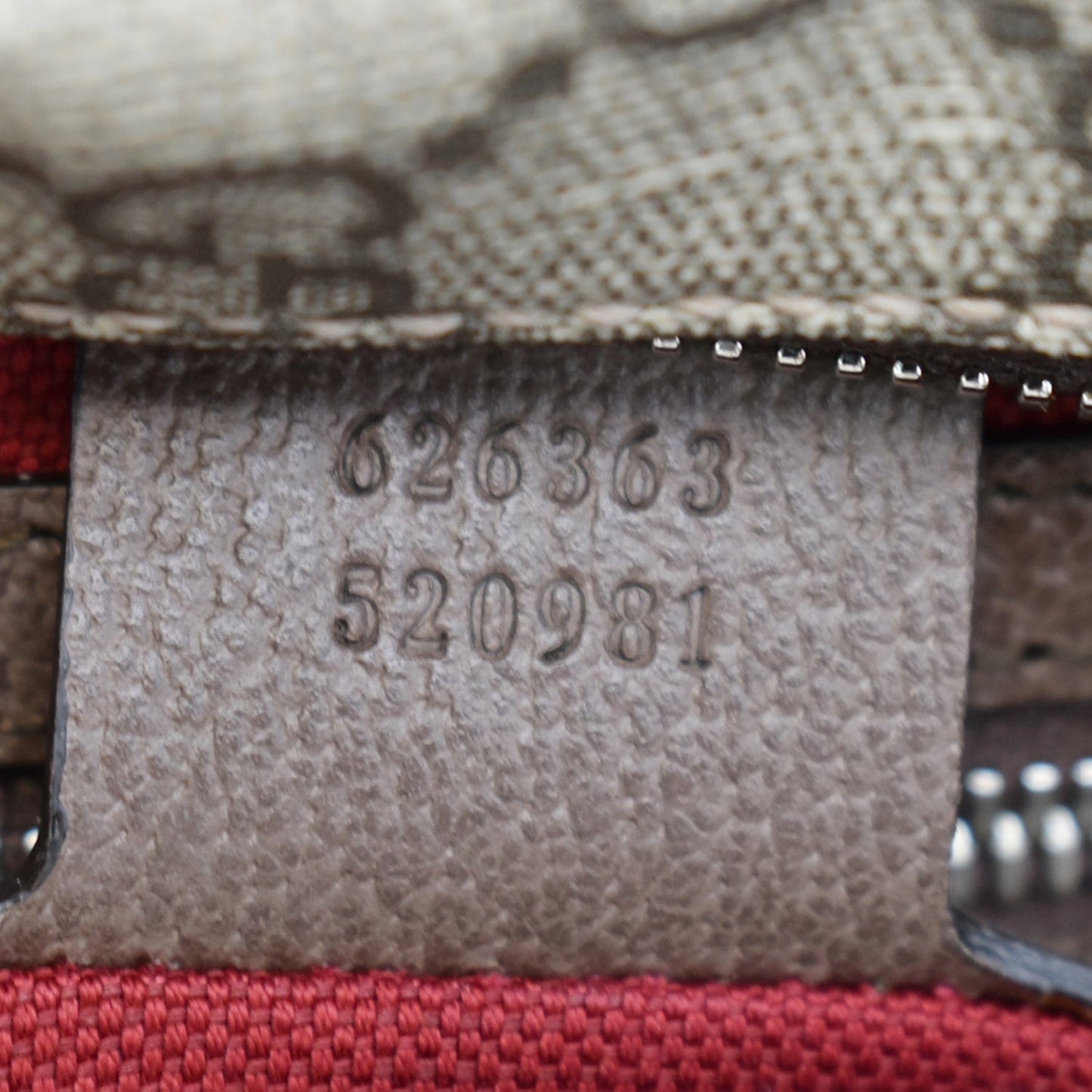GUCCI GG Supreme Monogram Canvas Shoulder Bag Beige 626363