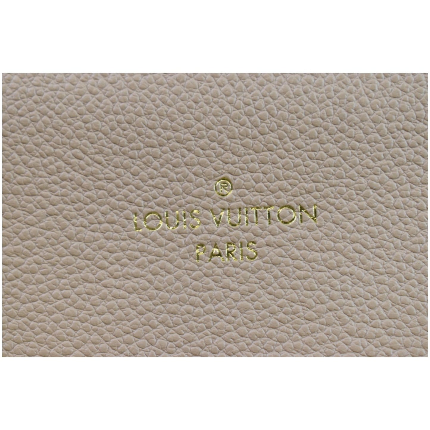 LOUIS VUITTON Trocadero Monogram Empreinte Leather Shoulder Bag Dune