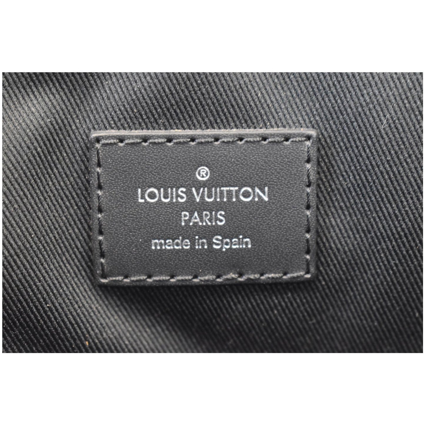 LOUIS VUITTON District PM Monogram Eclipse Messenger Bag Black