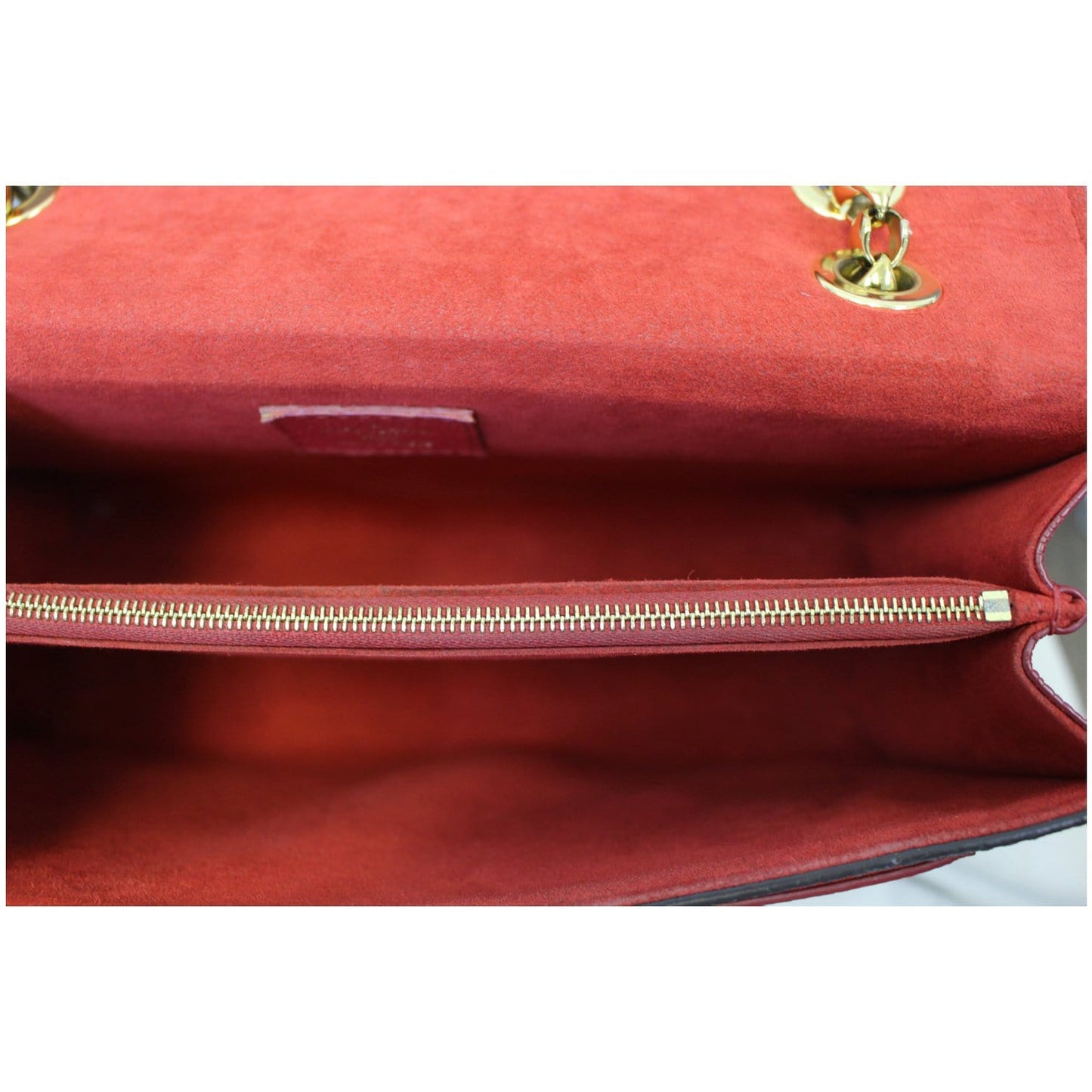 LOUIS VUITTON Victoire Monogram Canvas Shoulder Crossbody Bag Brown/Cerise