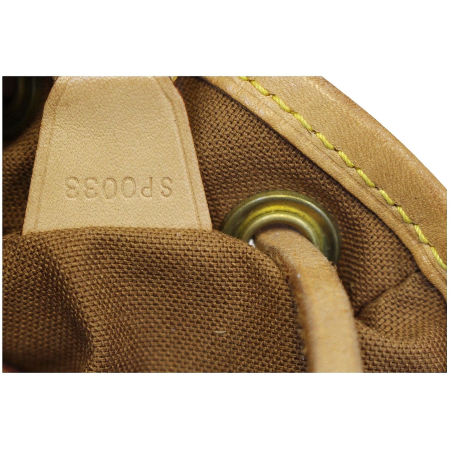 LOUIS VUITTON Montsouris MM Monogram Canvas Backpack Bag Brown