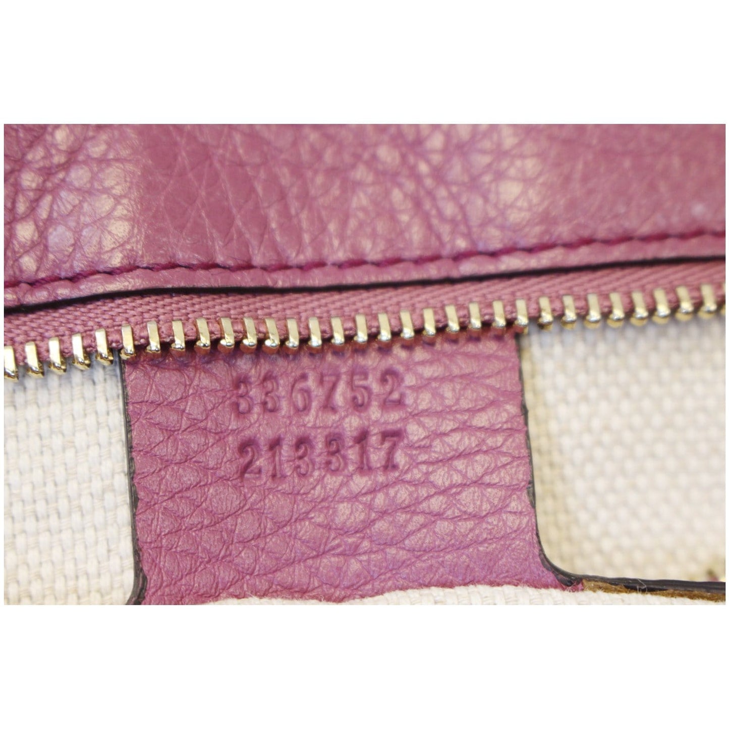 GUCCI Soho Chain Purple Leather Crossbody Bag