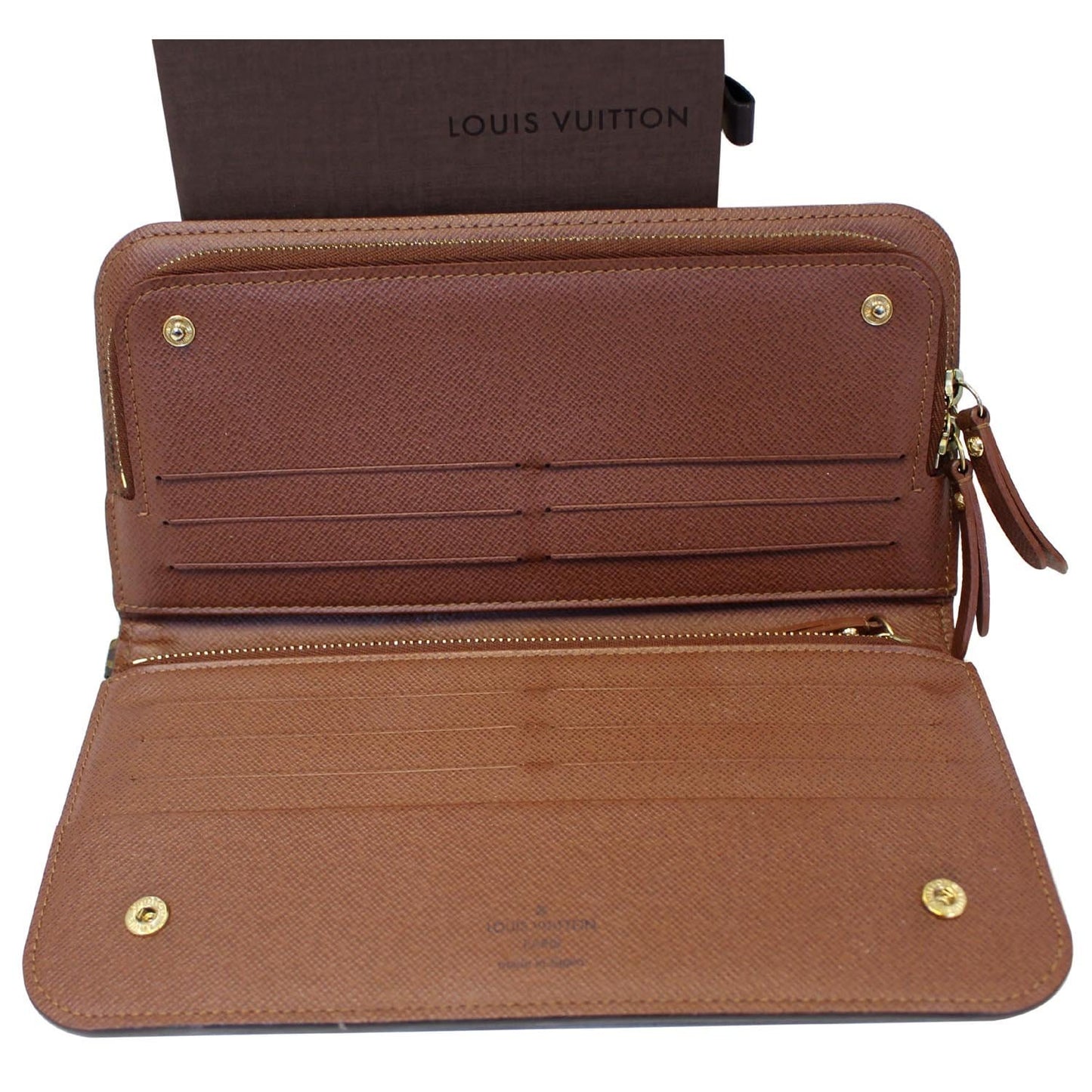 LOUIS VUITTON Insolite Monogram Canvas Wallet Brown
