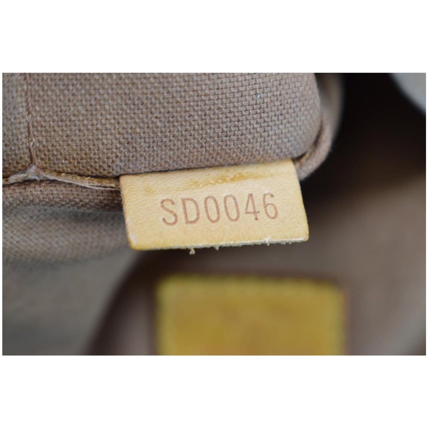 LOUIS VUITTON Tulum GM Monogram Canvas Shoulder Bag Brown
