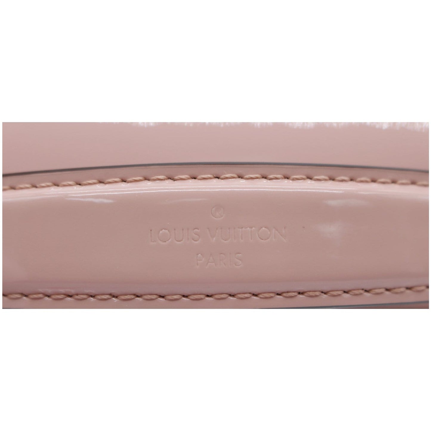 LOUIS VUITTON Cherrywood PM Patent Leather Shoulder Bag Rose Ballerine