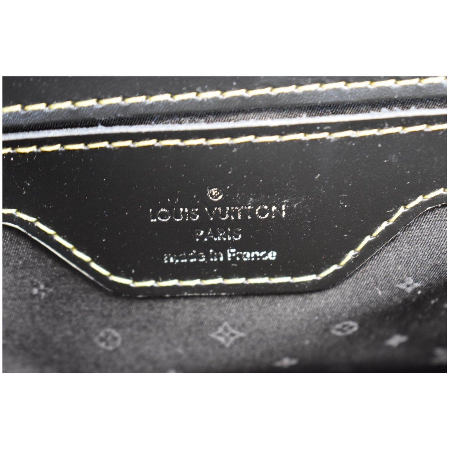 LOUIS VUITTON Le Radieux Suhali Leather Satchel Bag Black