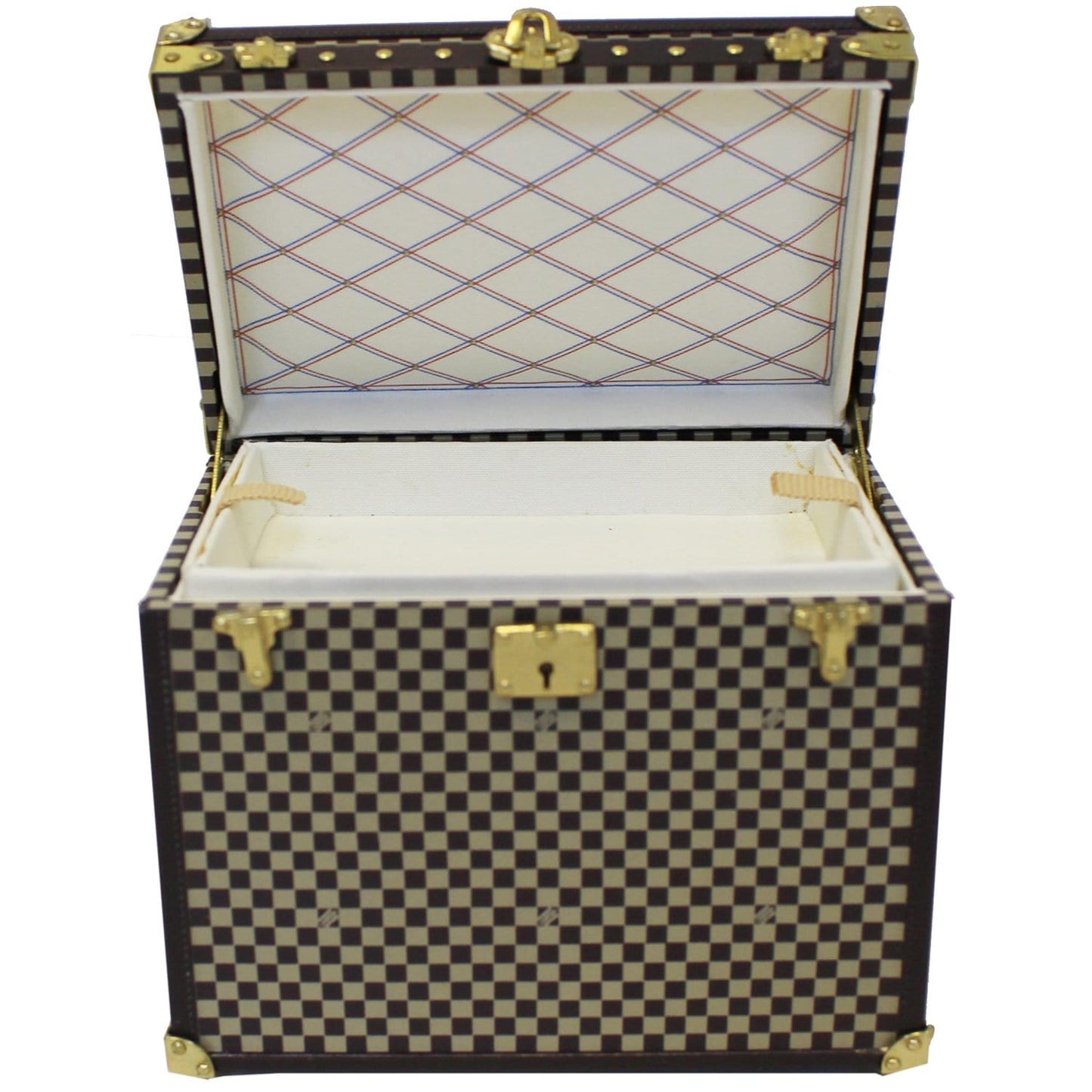 LOUIS VUITTON Mini Malle Chapeaux Damier Jewelry Box