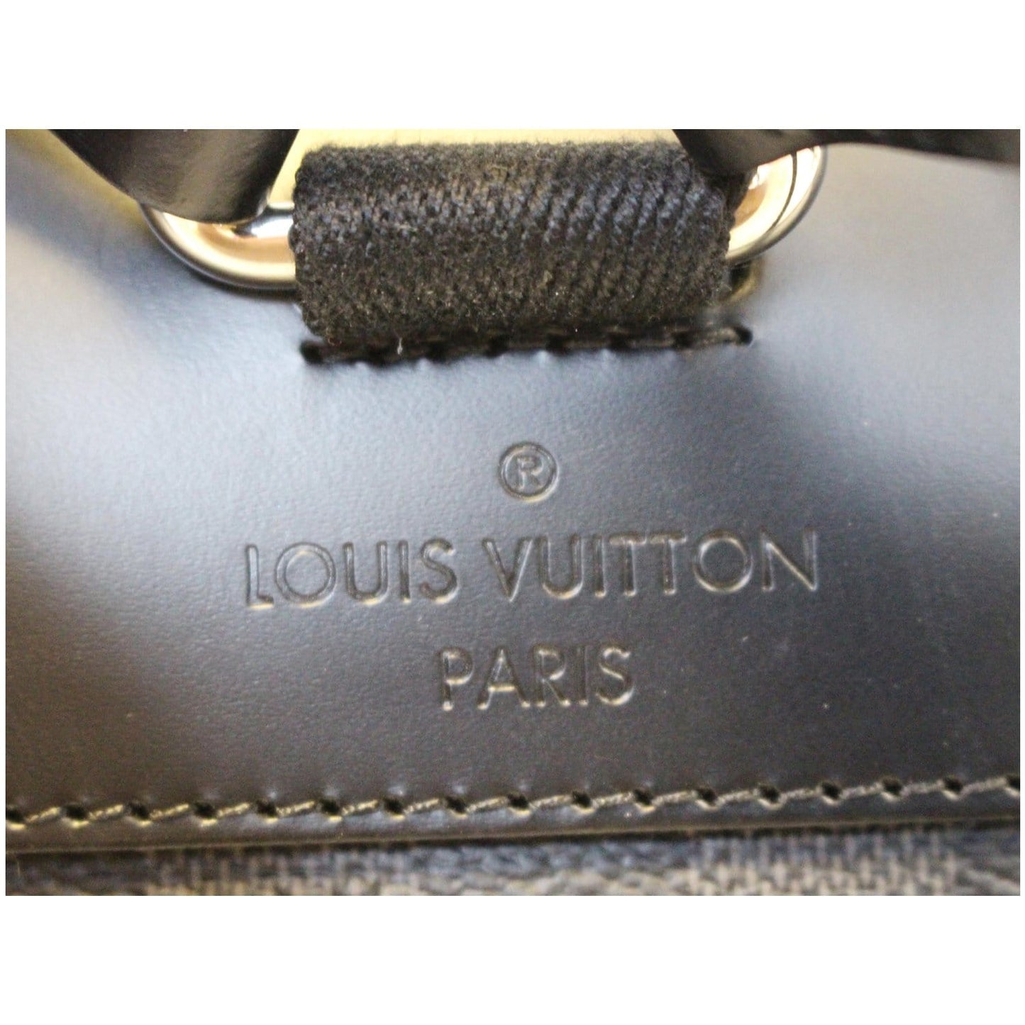 LOUIS VUITTON Christopher PM Damier Graphite Backpack Bag Black