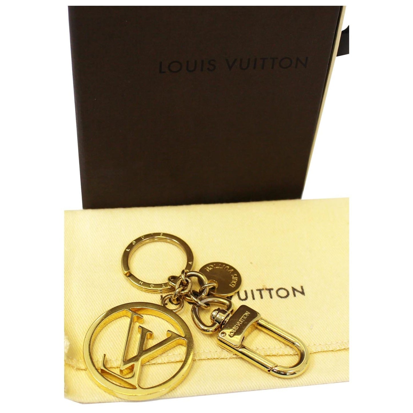 LOUIS VUITTON Bag Charm LV Circle Key Holder