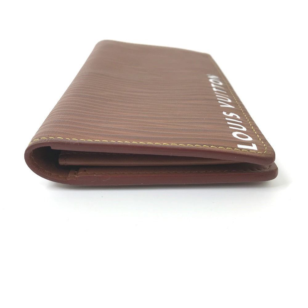 LOUIS VUITTON Long Wallet Purse M82631 Epi Leather Brown Epi Portefeuille Blaza NM mens