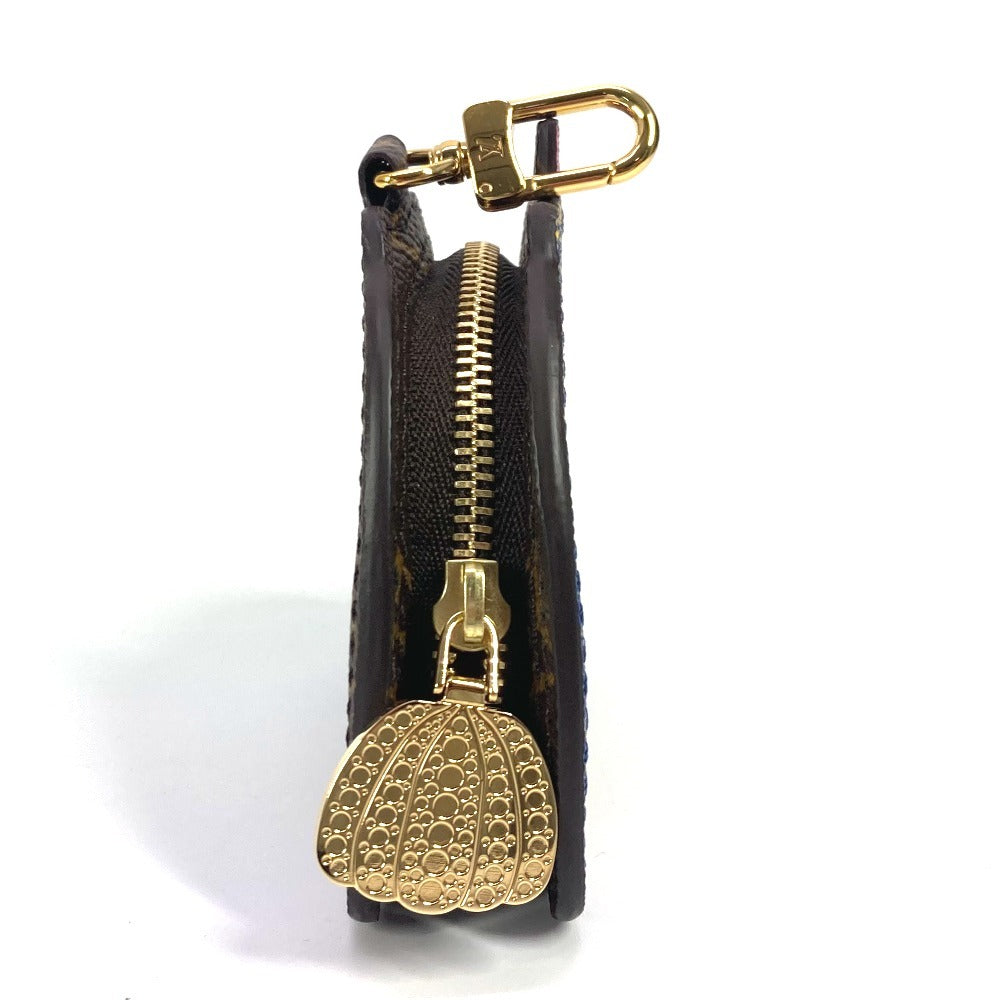 LOUIS VUITTON Coin case M82109 Monogram canvas yellow Monogram Pumpkin Dot LVxYK Yayoi Kusama Pumpkin Coin Purse Women(Unisex)