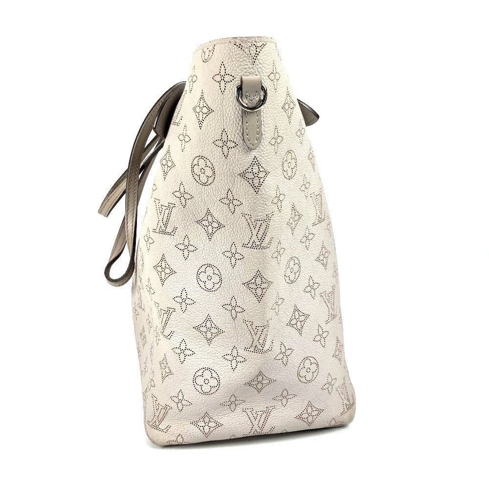 LOUIS VUITTON Shoulder Bag M57535 monogram mahina leather Greige type Monogram Mahina Hina MM Women