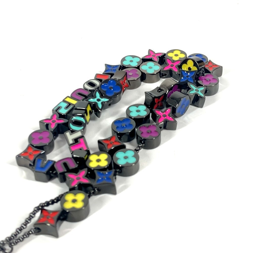 LOUIS VUITTON Necklace M00918 metal multicolor long Collier Monogram Party