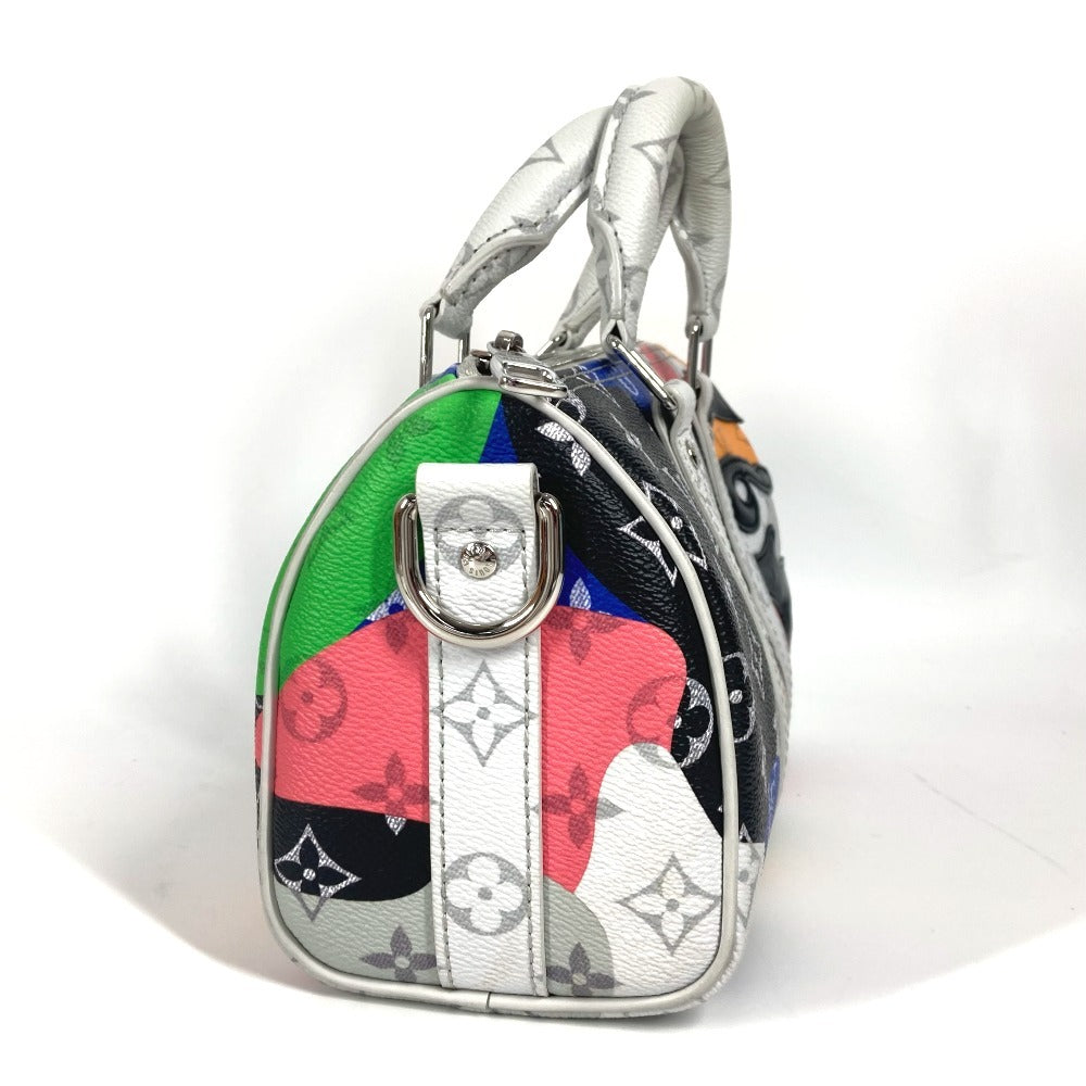 LOUIS VUITTON Shoulder Bag M46701 Monogram canvas, leather multicolor Monogram LV Portrait Keepall ã»bandouliere 25