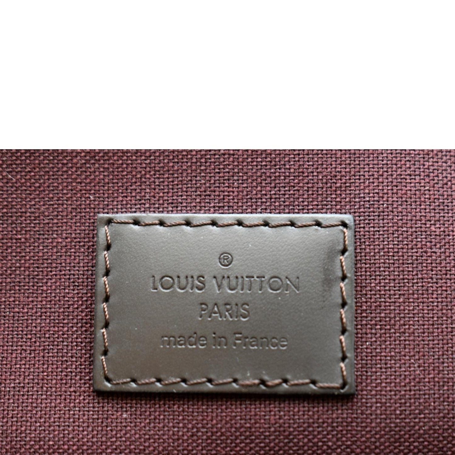 LOUIS VUITTON Iena MM Damier Ebene Shoulder Bag Brown