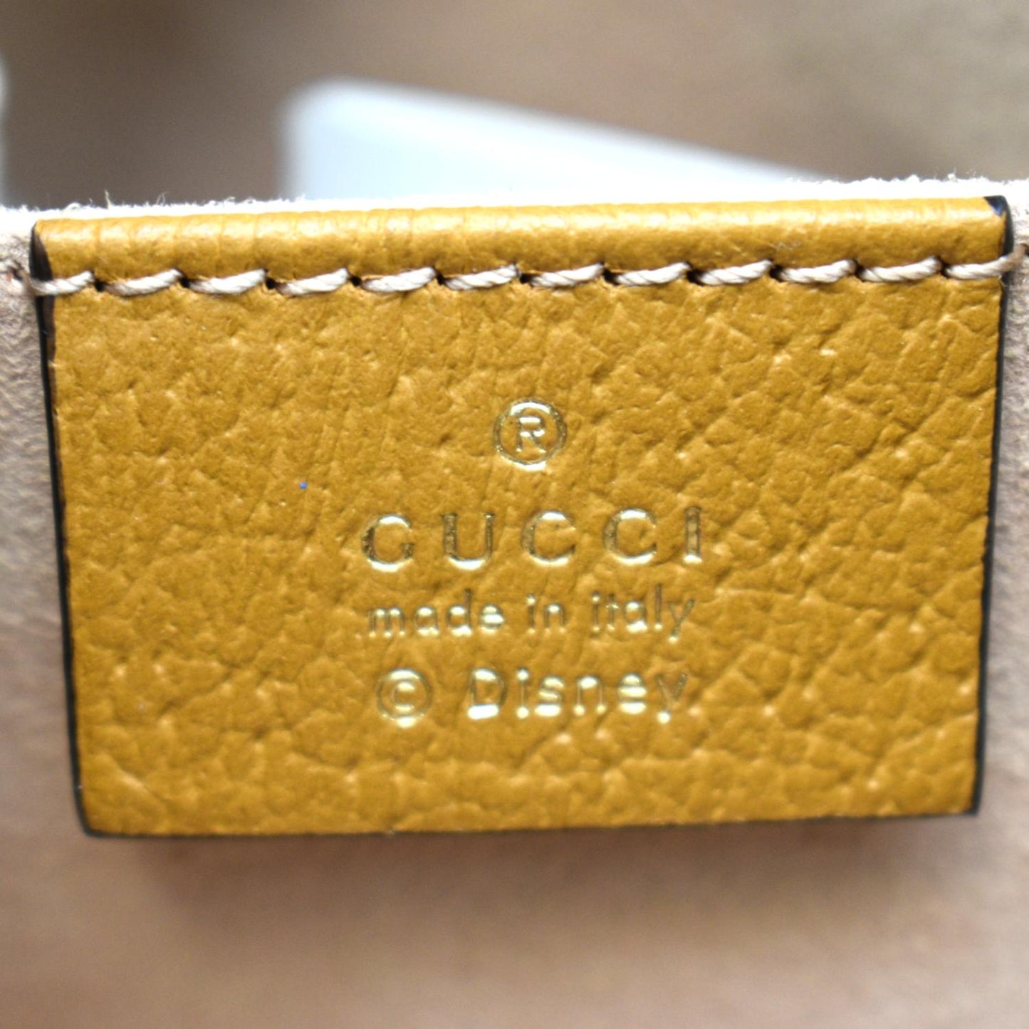 GUCCI x Disney Mickey Mouse GG Supreme Coated Canvas Crossbody Bag Brown 602536