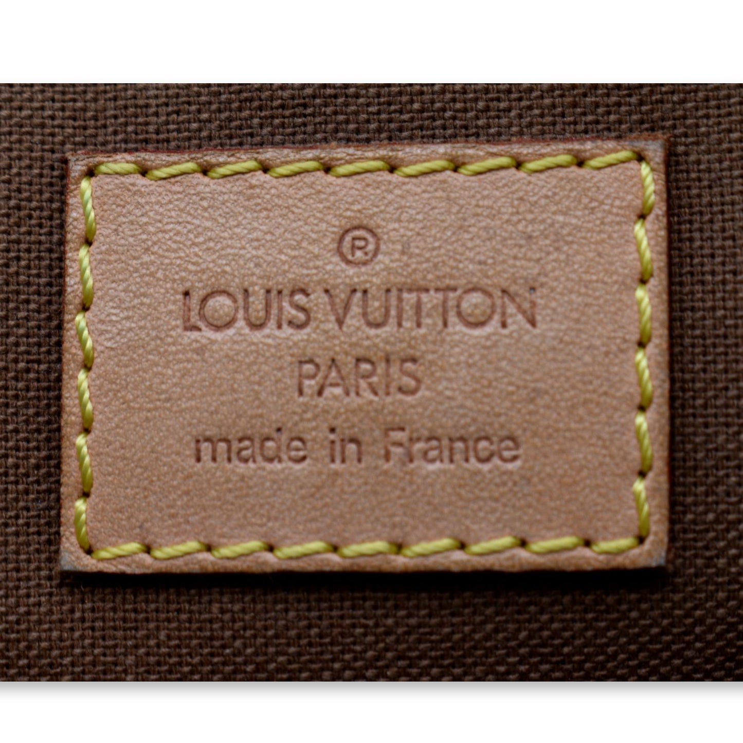 LOUIS VUITTON Bosphore Pochette Monogram Canvas Shoulder Bag Brown