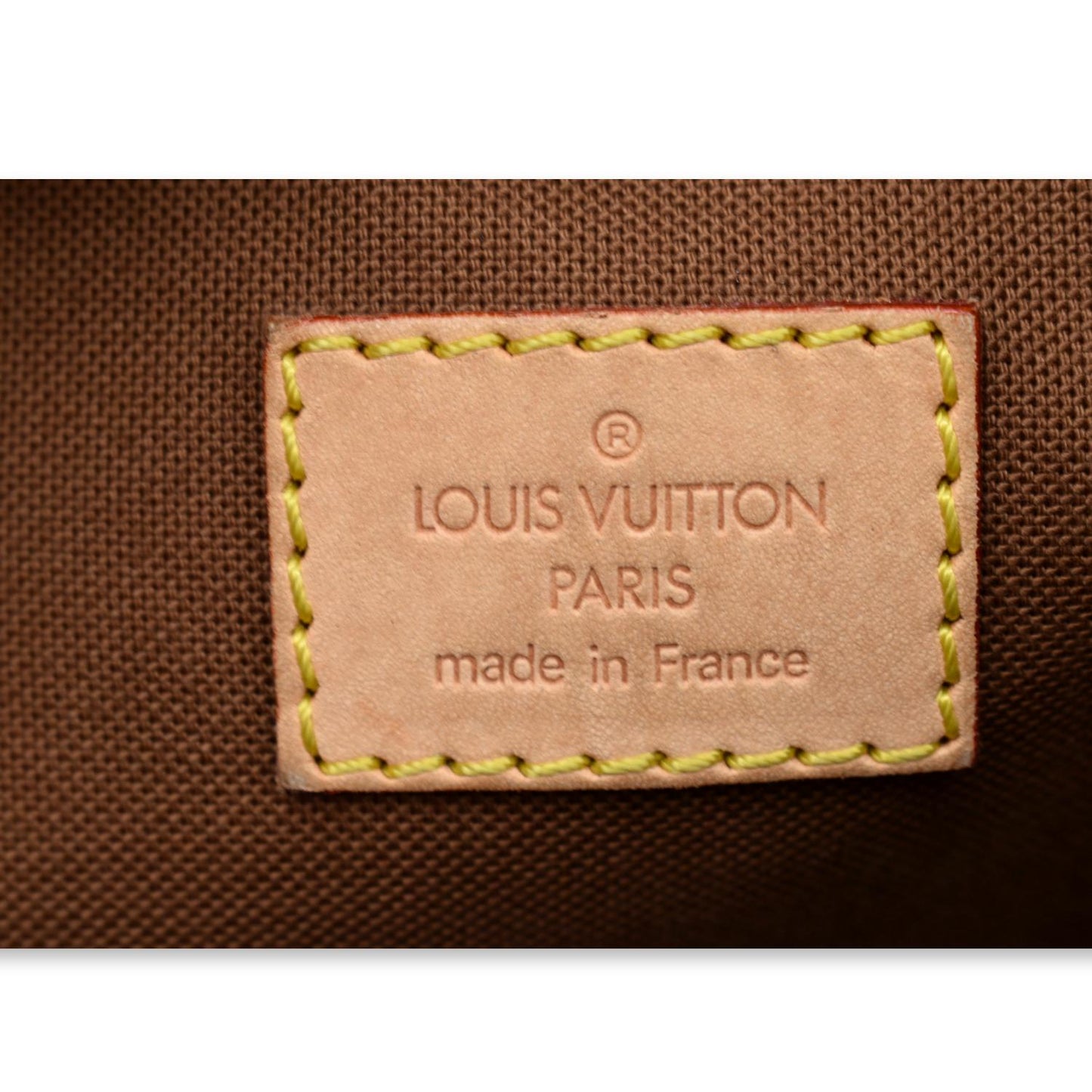 LOUIS VUITTON Bosphore Pochette Monogram Canvas Shoulder Bag Brown