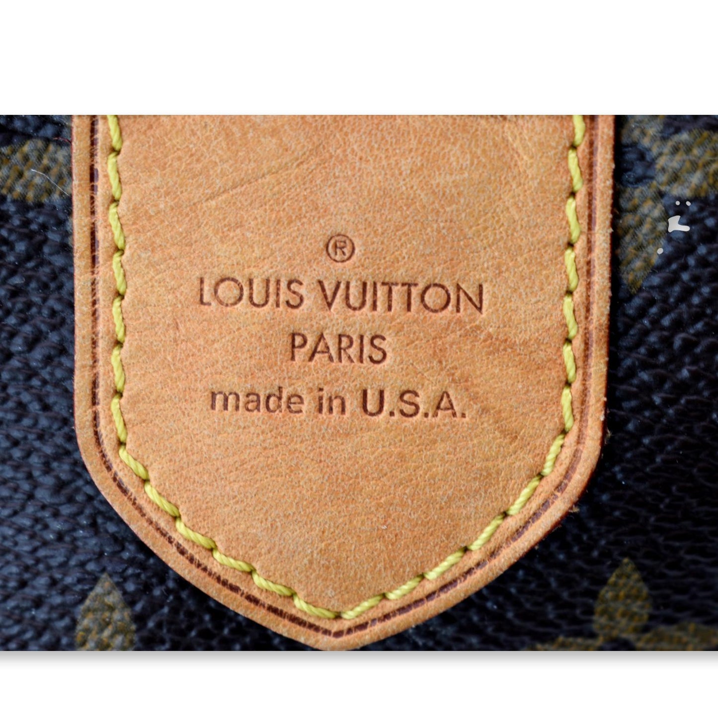 LOUIS VUITTON Delightful MM Monogram Canvas Hobo Bag Brown